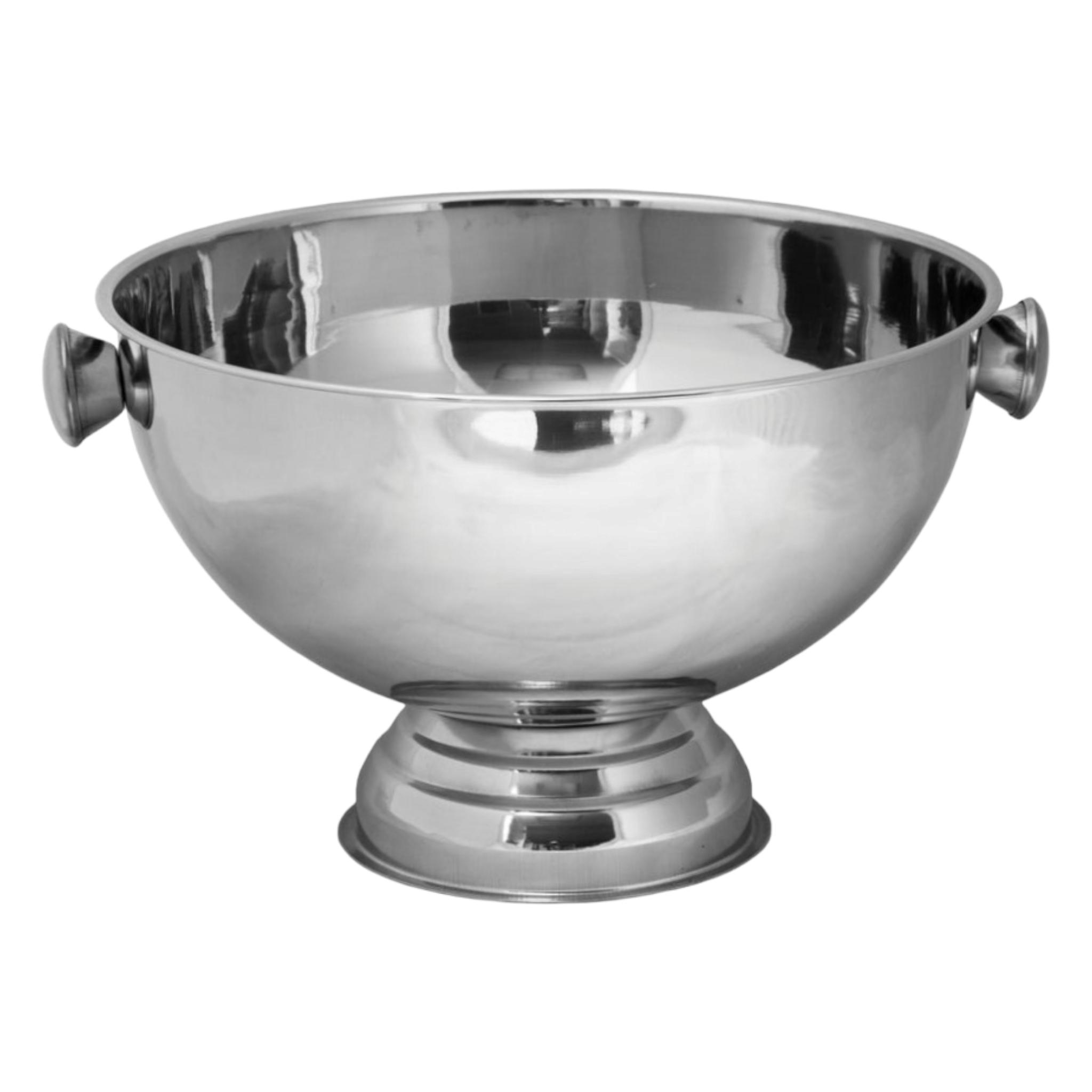 Bar Butler Champagne Punch Bowl 14L Footed With Knob Stainless Steel 30168