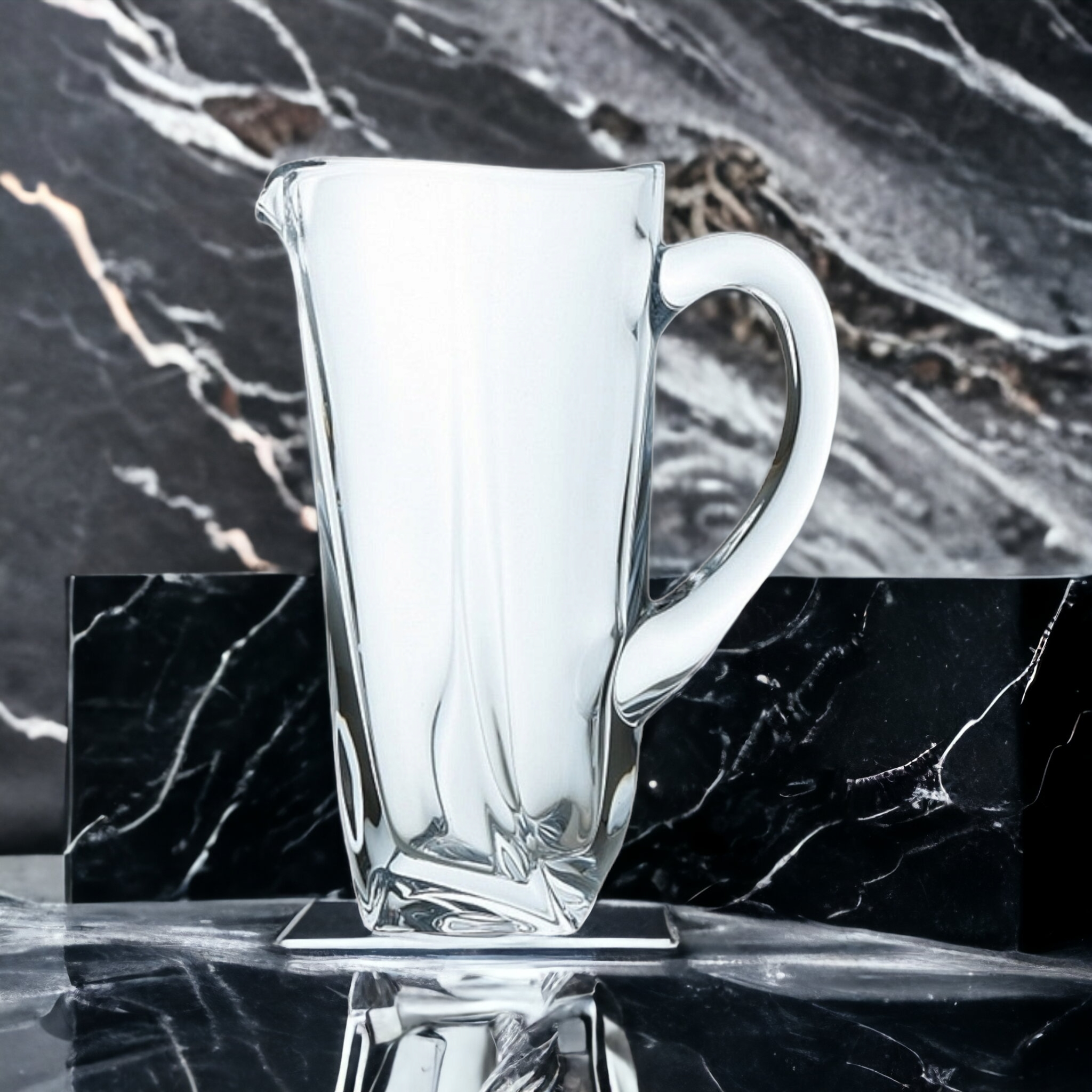 Crystalite Glass Jug 1.1L Quadro 16131