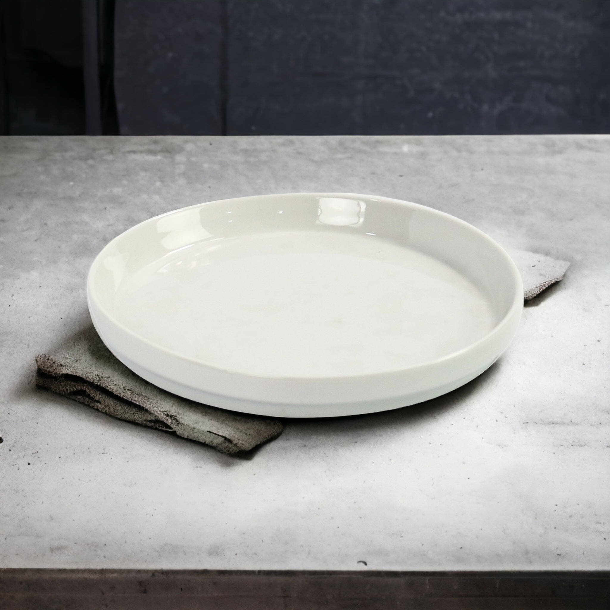 20cm Porcelain Side Plate Round Straight Edge SGN2026