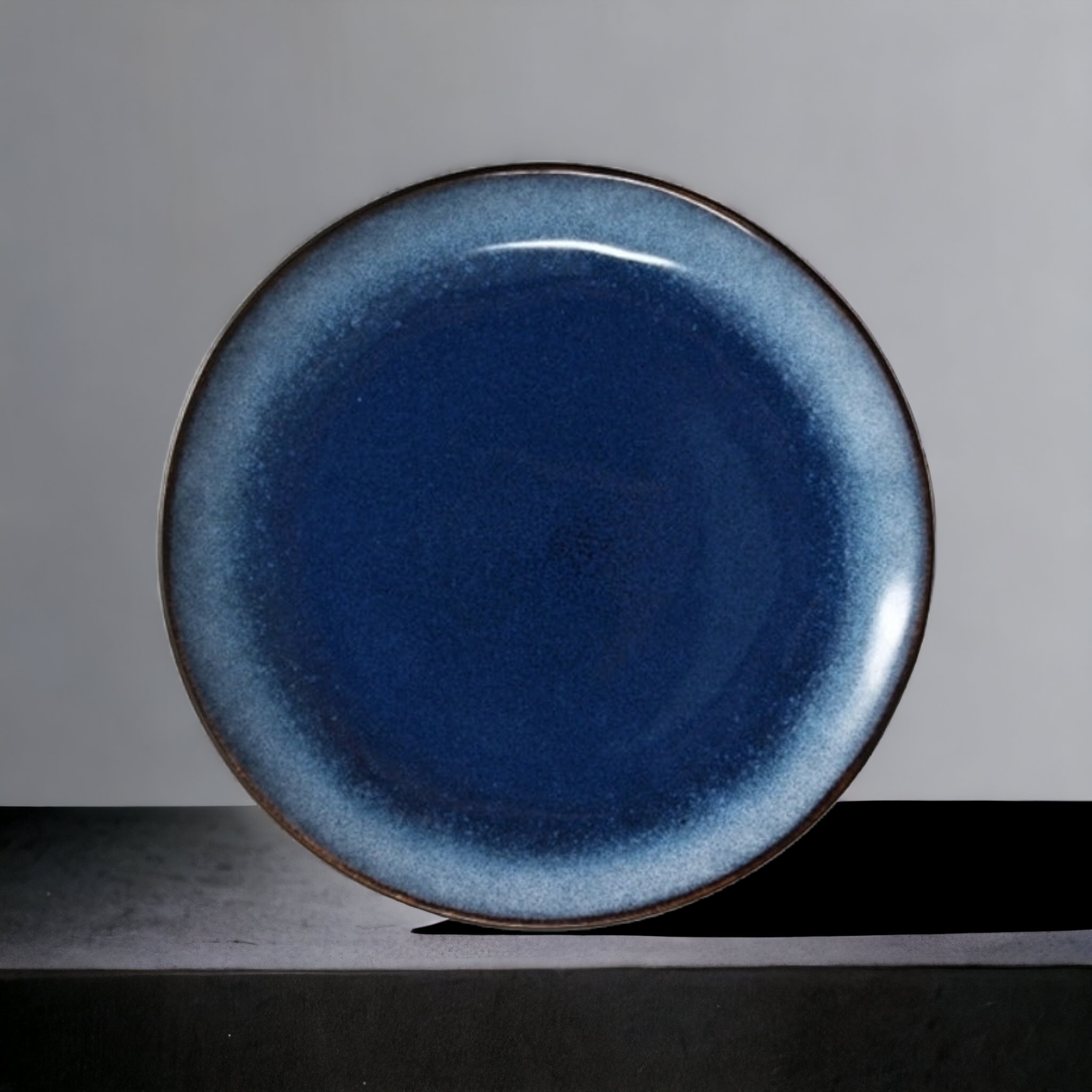 Stoneware Dinner Side Plate Navy 20.3cm 34913