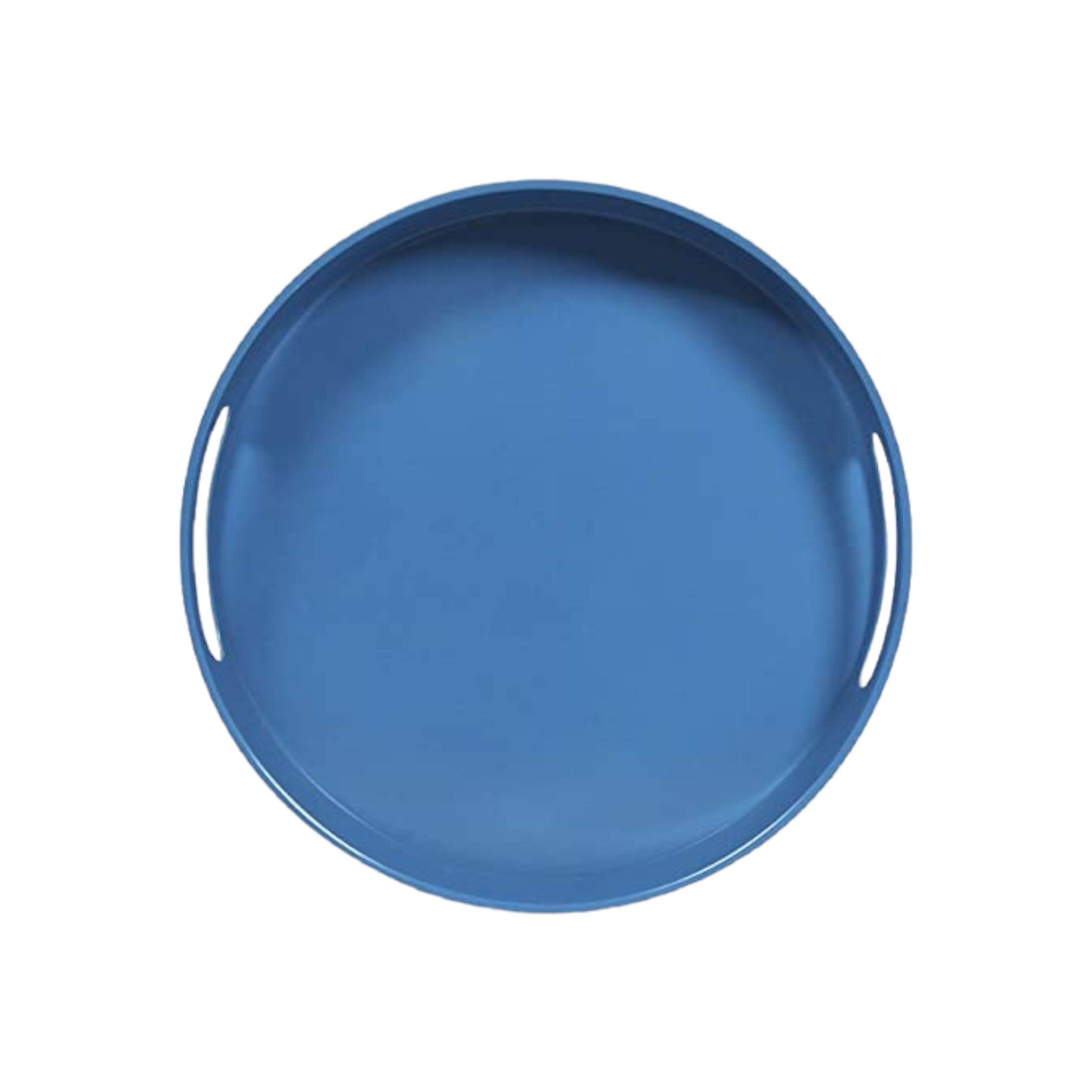 Melamine Serving Tray Round 28cm with Cut out Handles