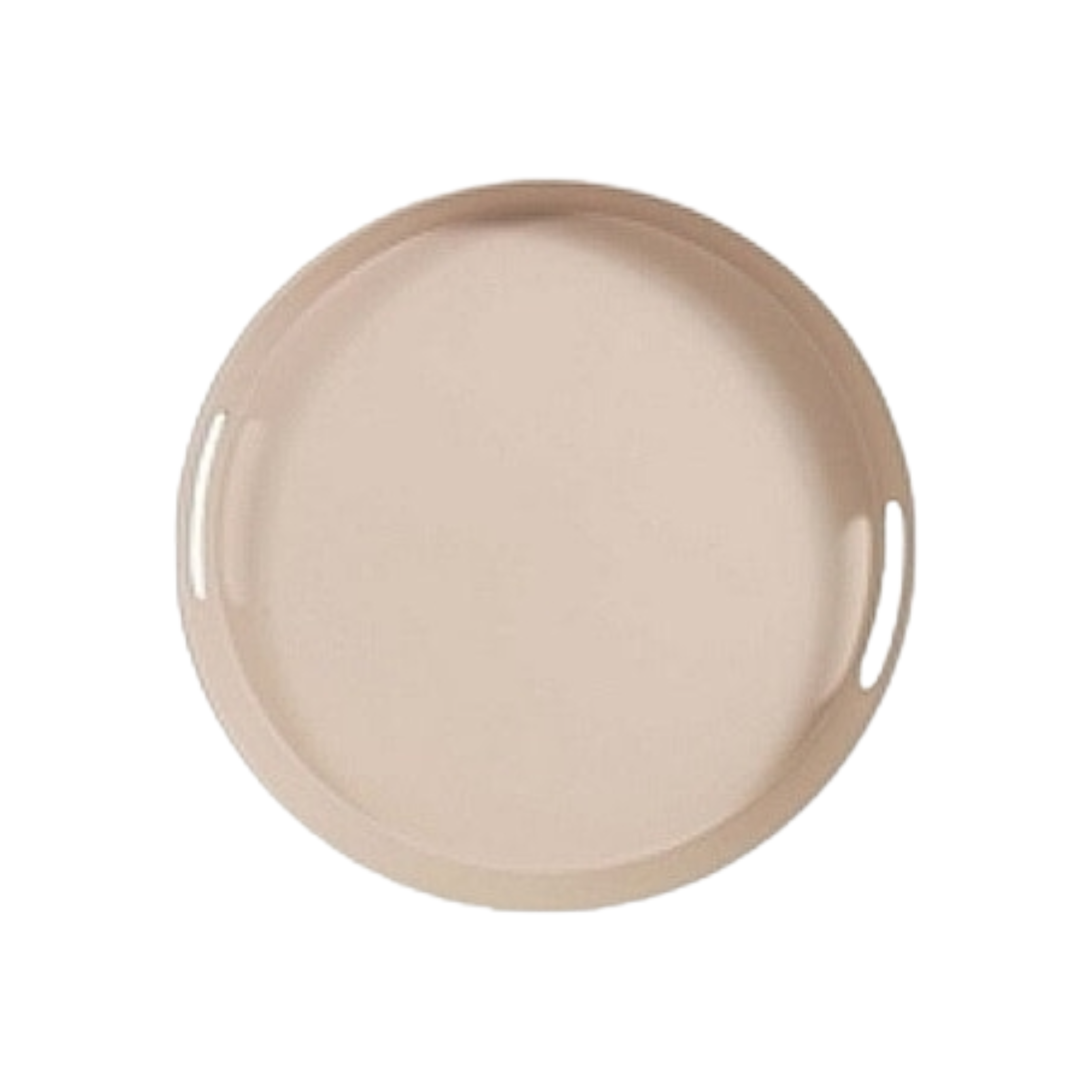 Melamine Serving Tray Round 28cm with Cut out Handles