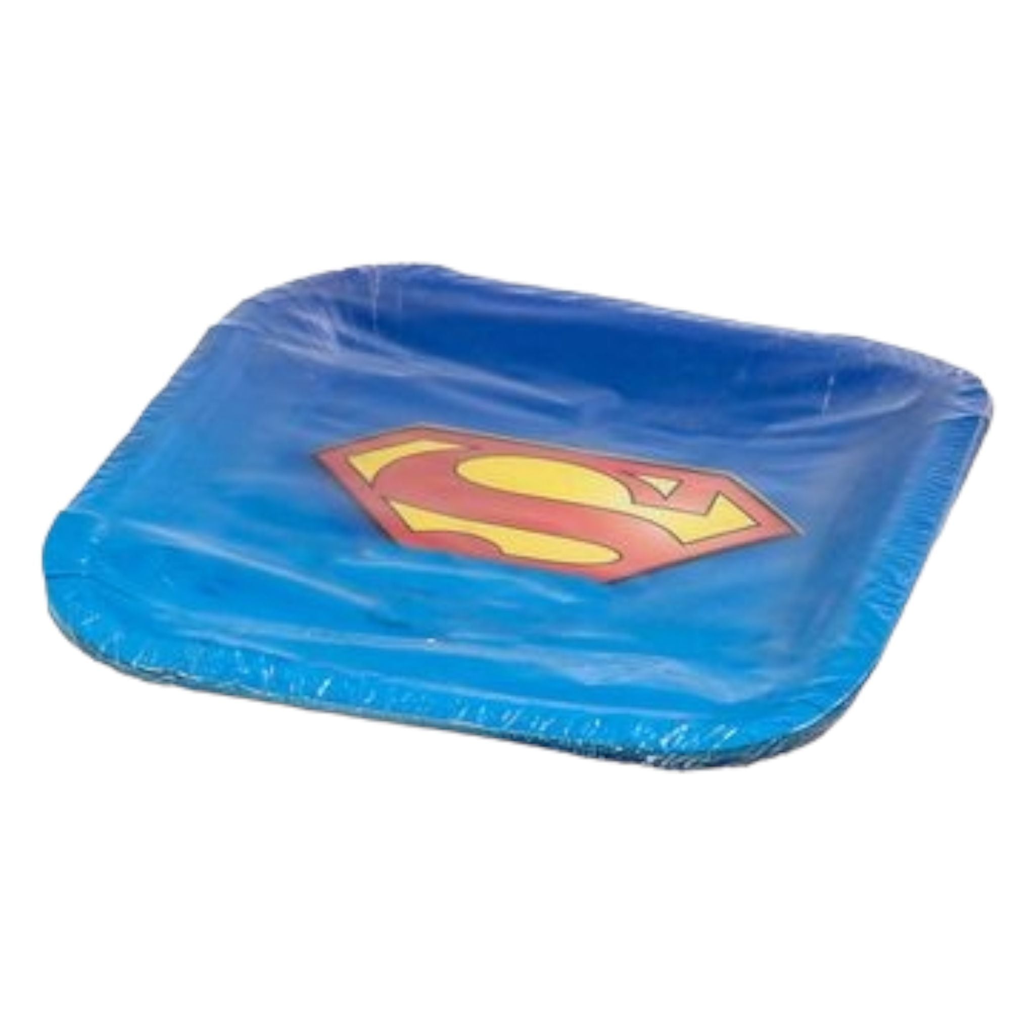 Disney Superman Party Paper Plate Square  9inch 10pack