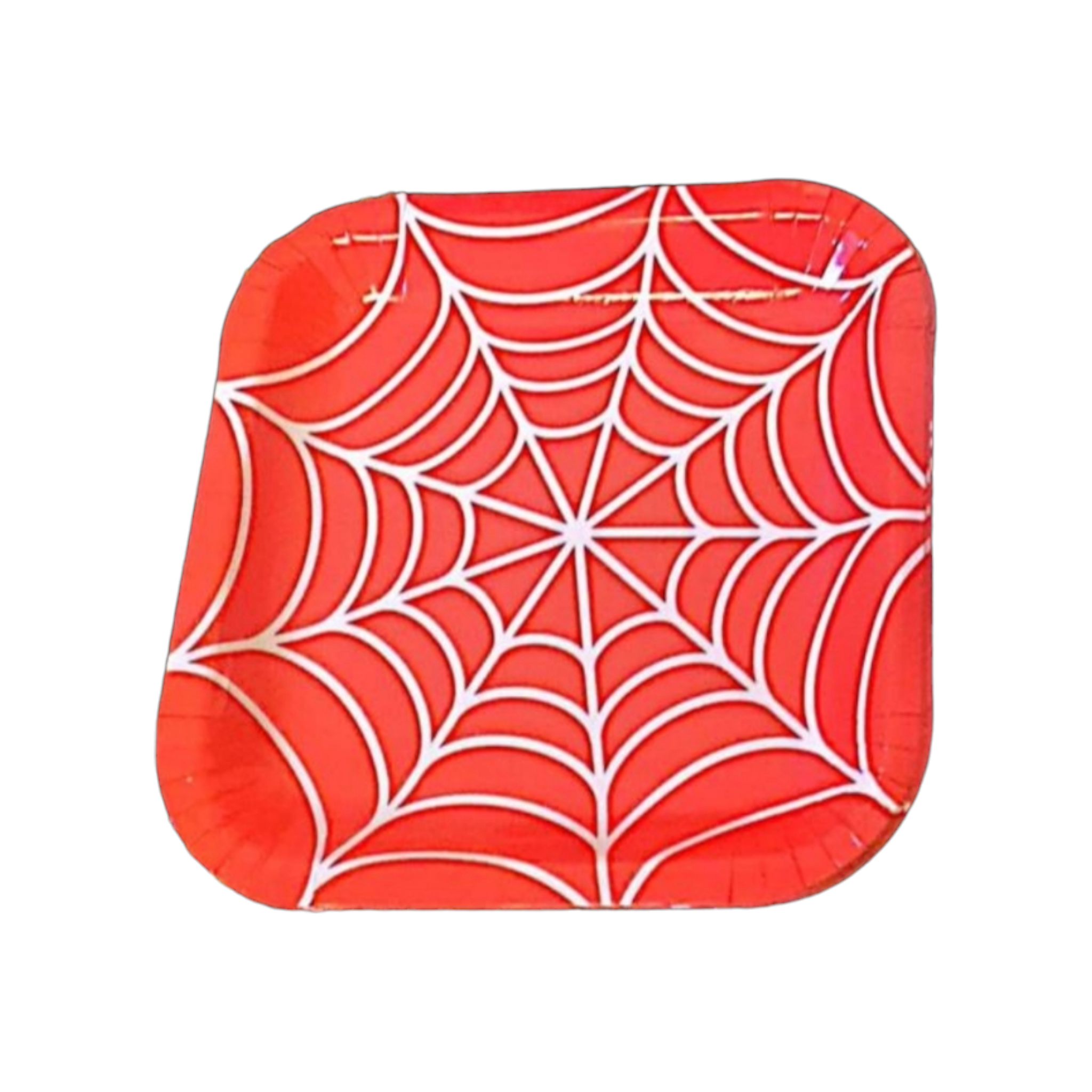 Disney Spiderman Paper Square Plate 7inch 10pack