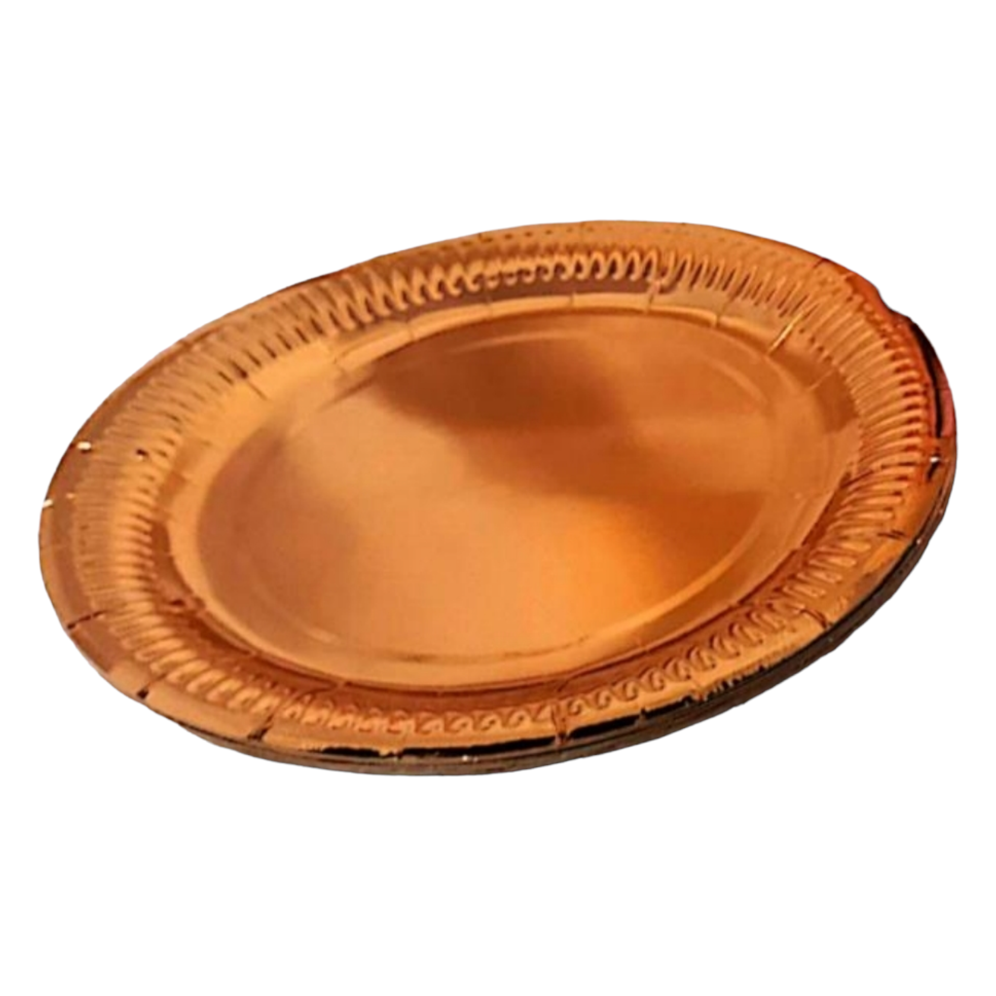 Disposable Party Paper Plate 7inch Rose Gold 10pc