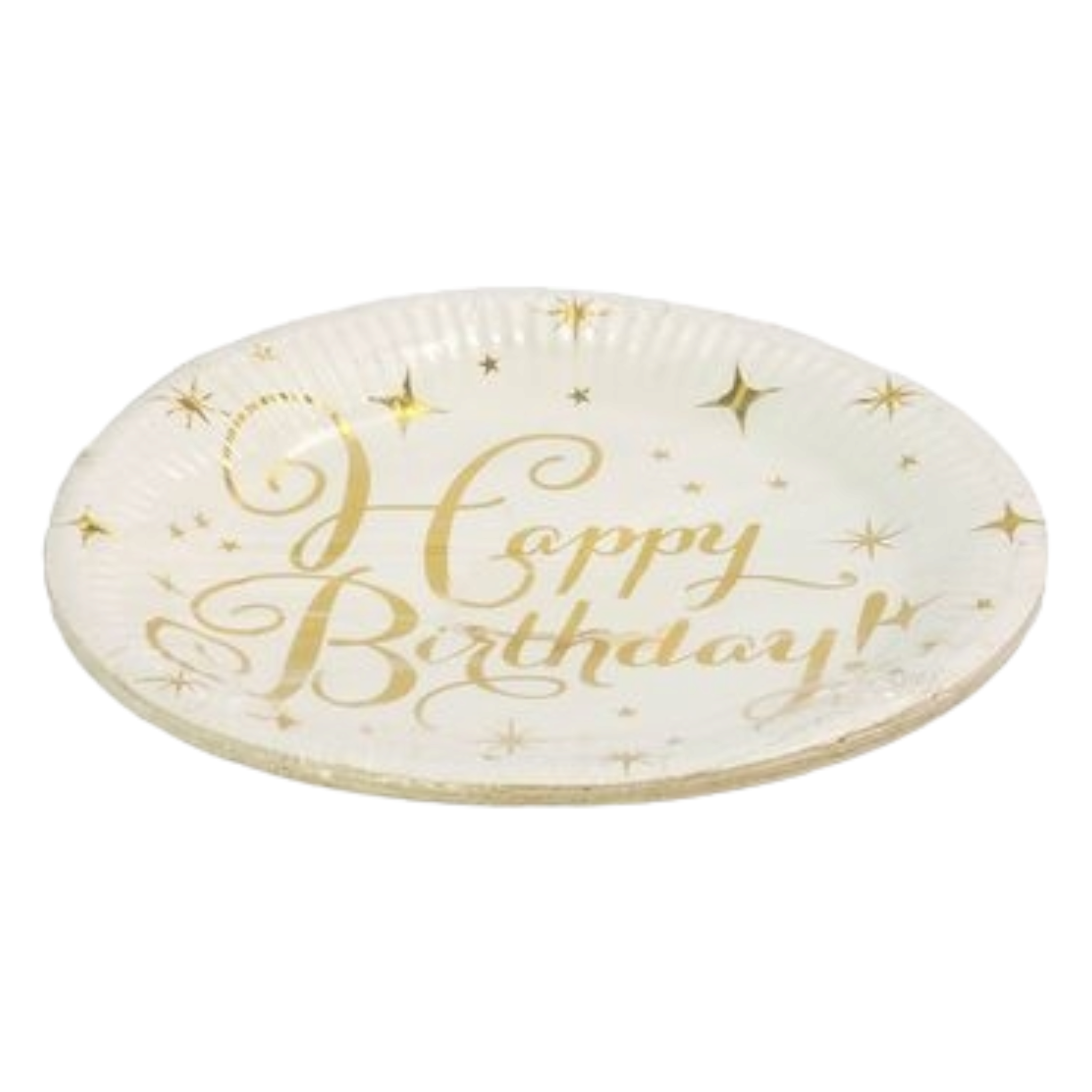 Party Paper Plate 9inch Happy Birthday 10pc