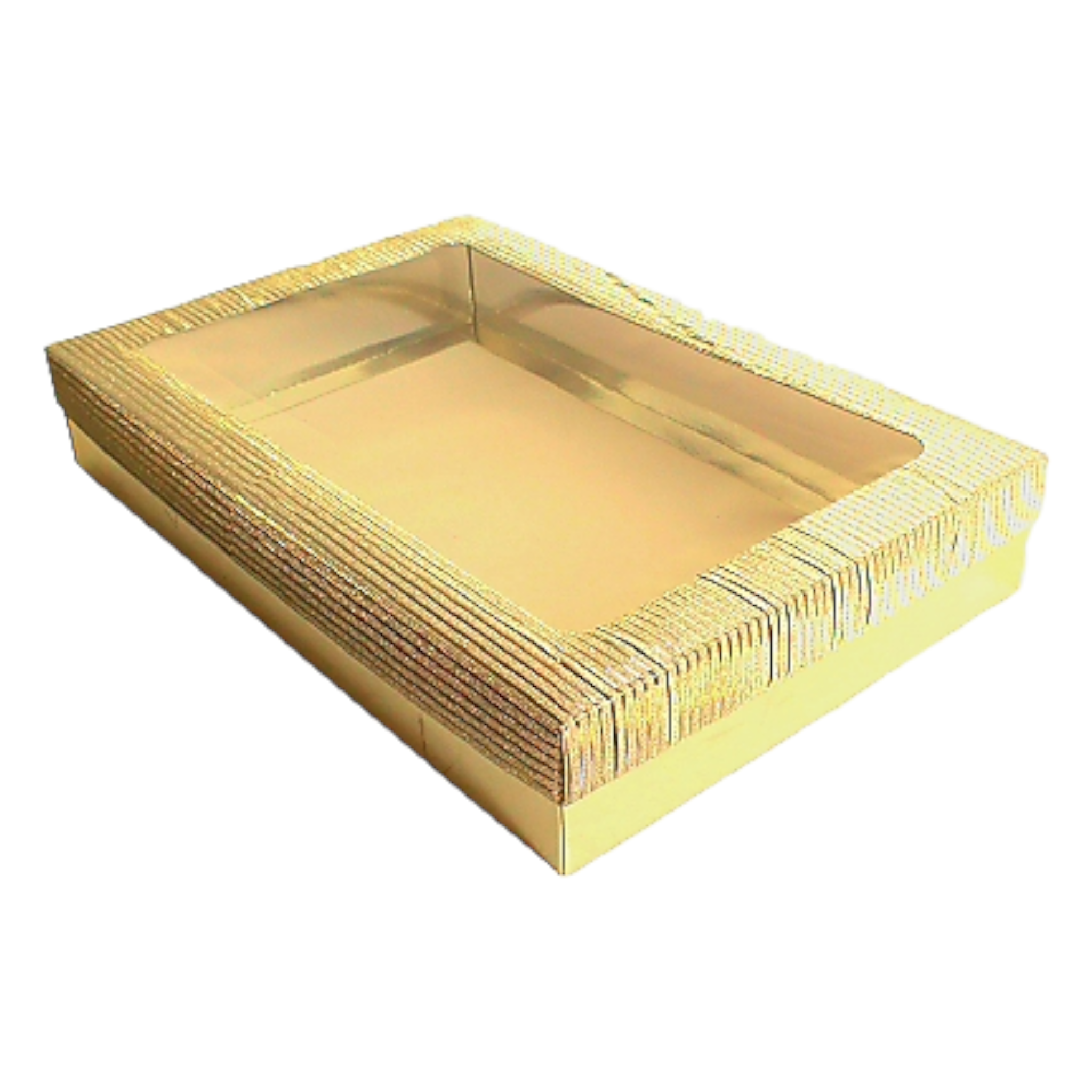 Gift Biscuit Paper Box 30x20x5cm Gold XPP296-G