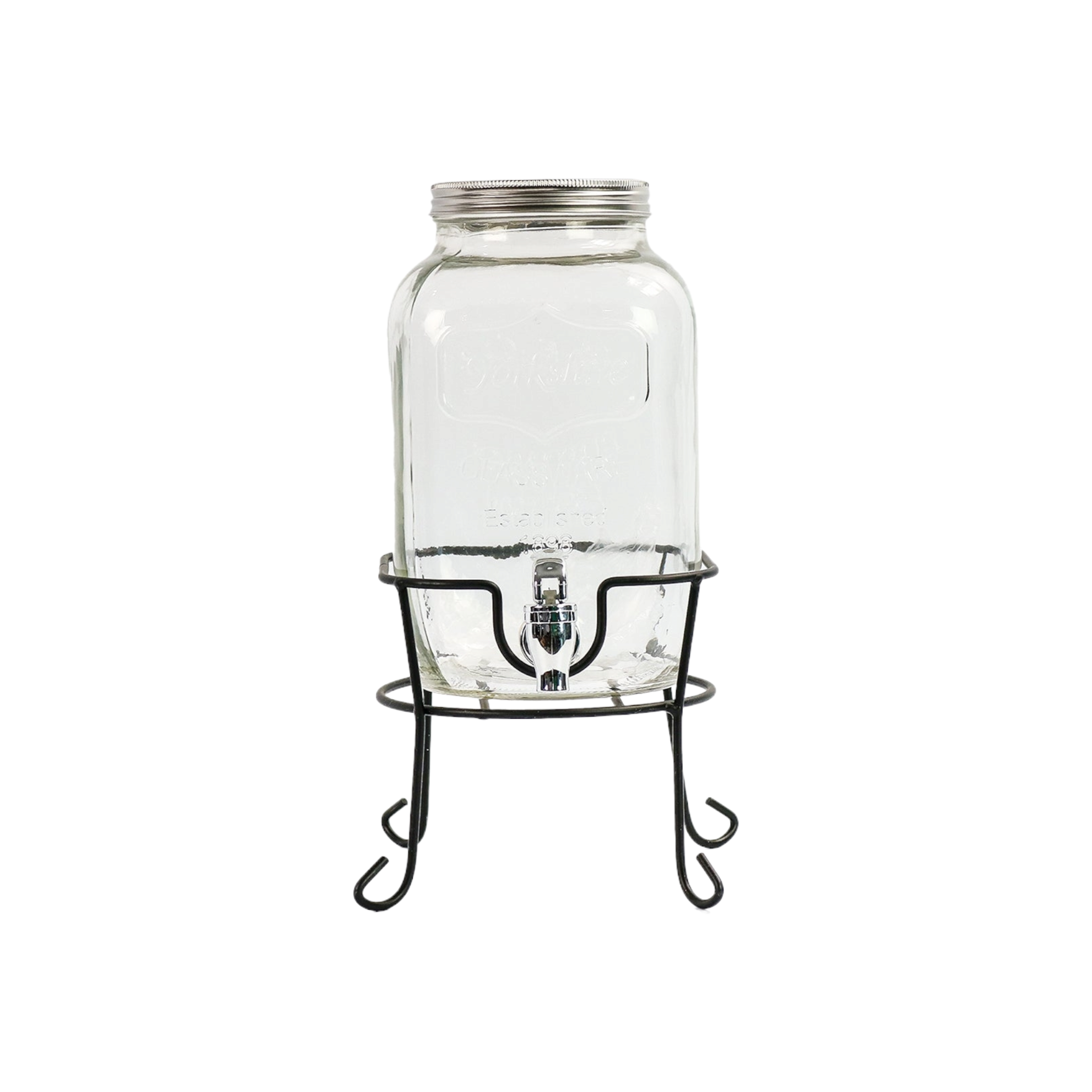 Beverage Dispenser 5L Glass with Stand 518