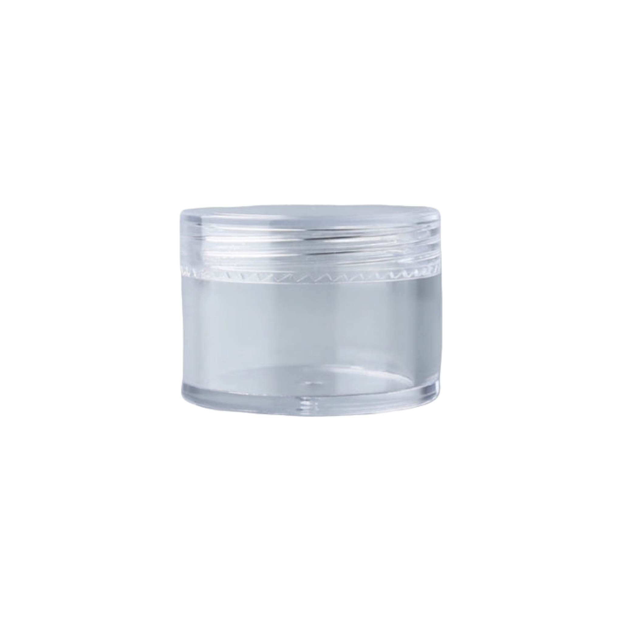 Plastic Cosmetic Jar Clear 20g Acrylic PVC Ointment with Lid