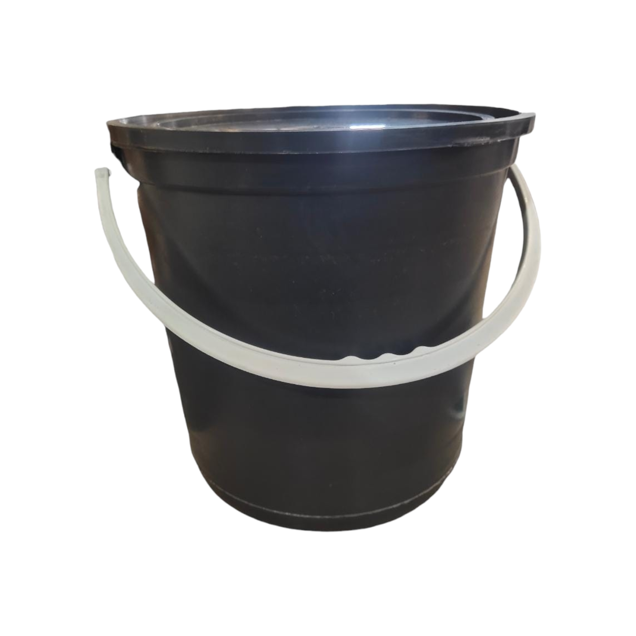 10L Plastic Bucket with Lid Assorted Colour Recycle