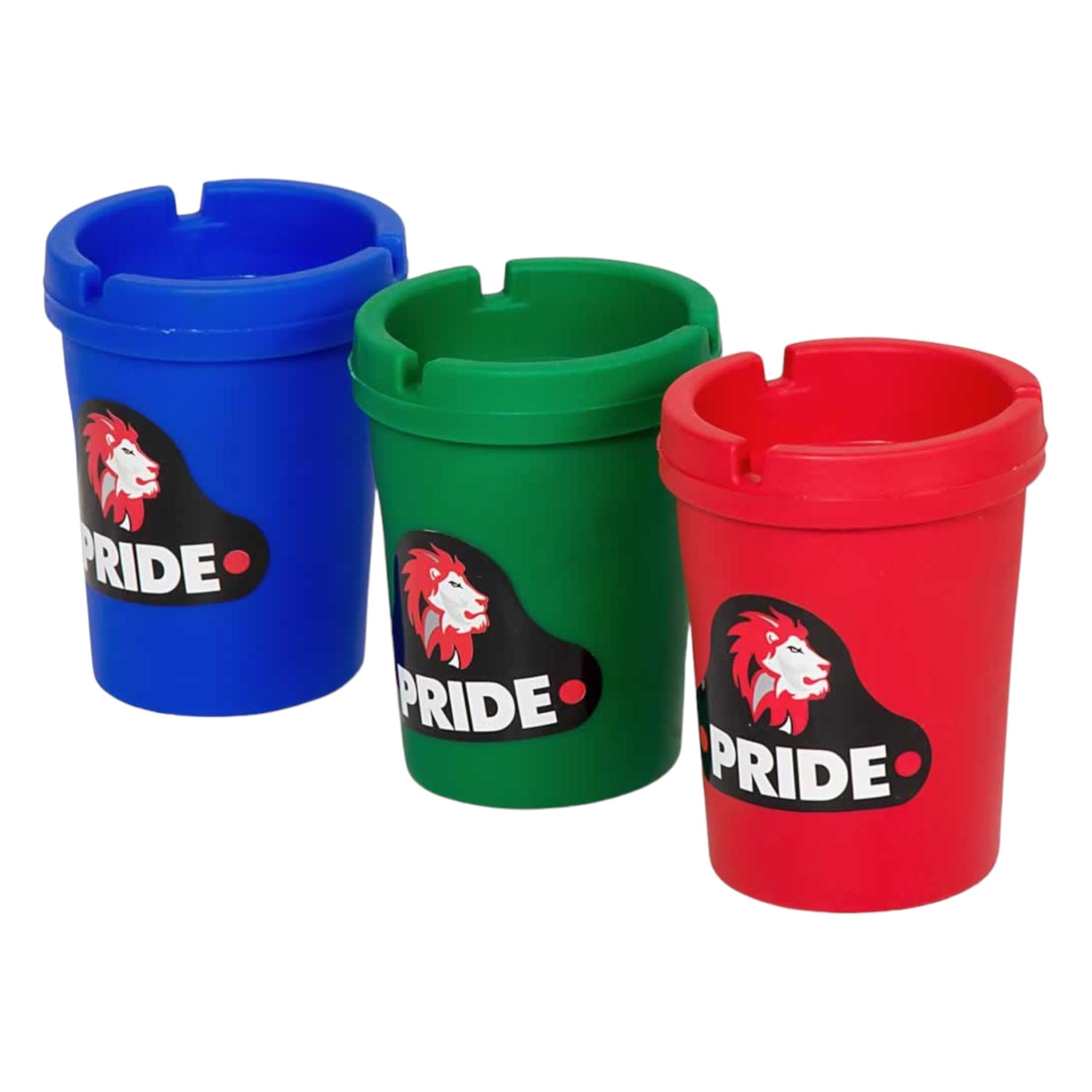 Pride Plastic Ashtray Tub 10x8cm Butt Bucket Tub Buzz