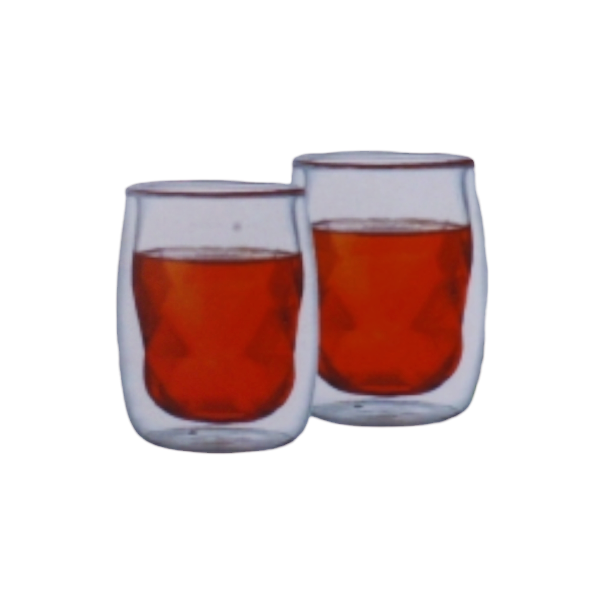 Glass Double Wall Cup 280ml 2pc GL2920
