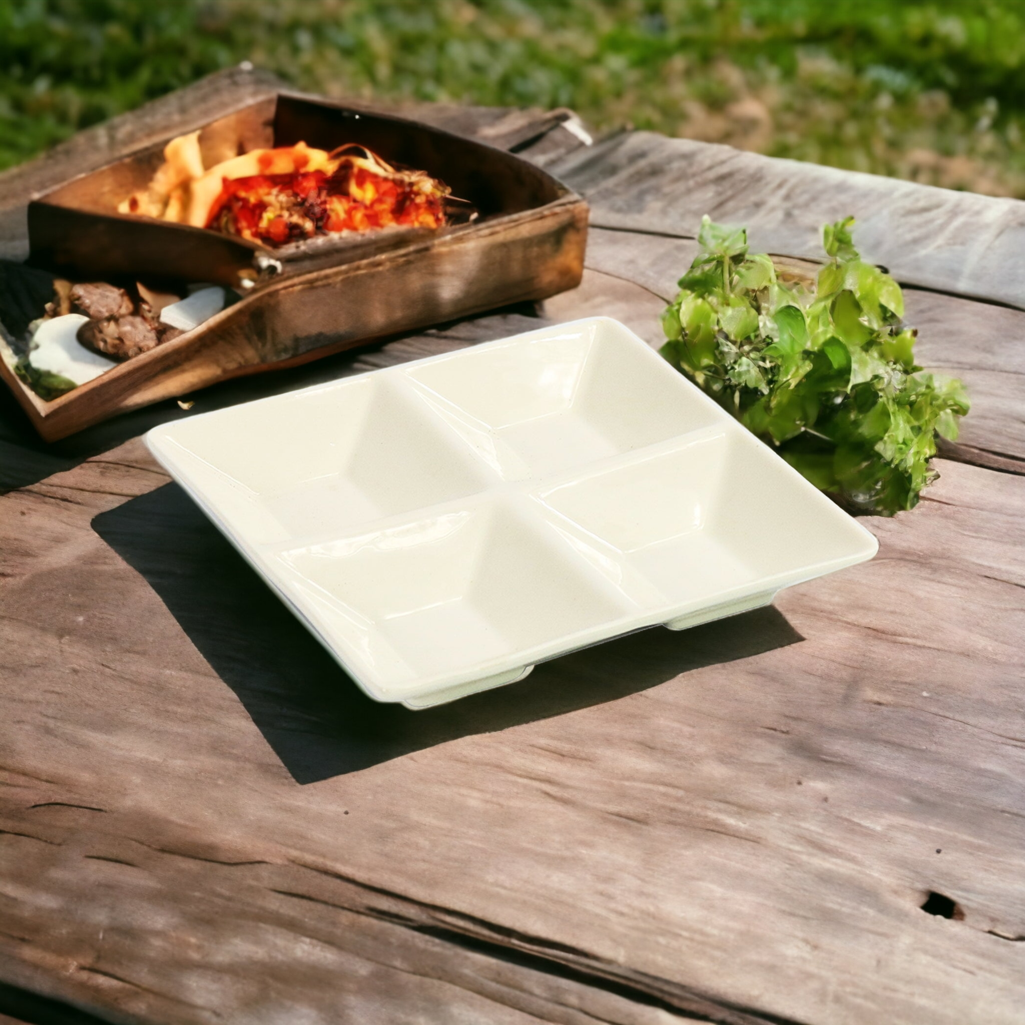 Dinner Serving Condiment Plate 6inch 15x2.5cm