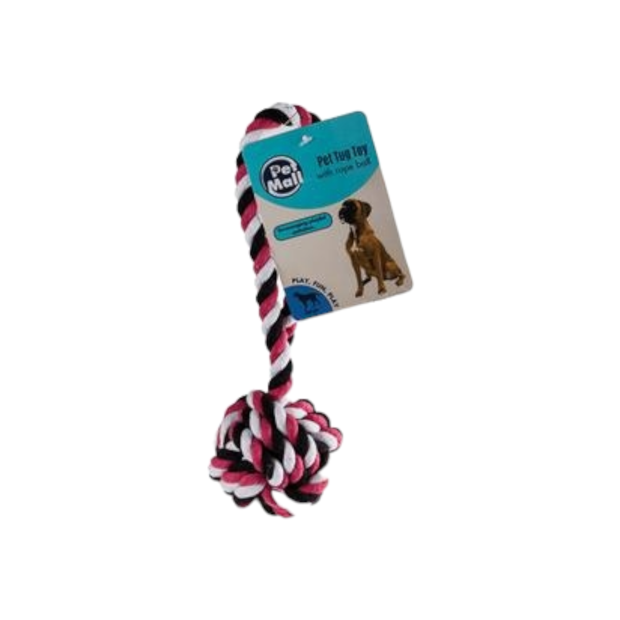 Pet Mall Dog Toy Tug Rope Ball 8cm each