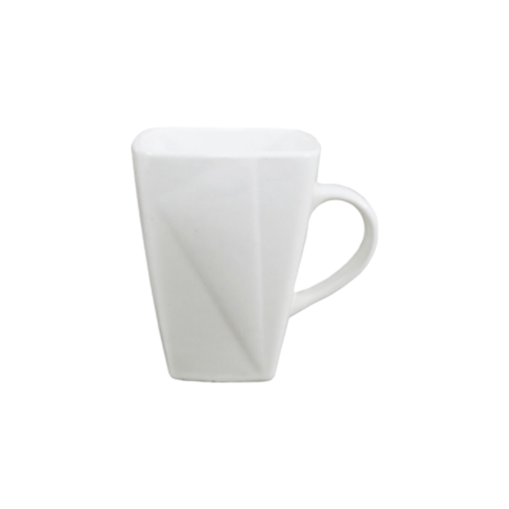 Aqua Coffee Mug Embossed White 4Pack 31786