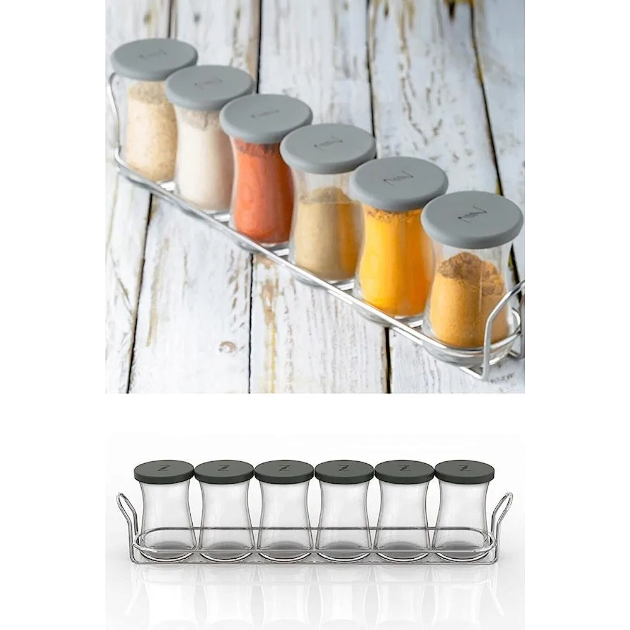 Pasabahce Zest Spice Jar Set 160ml 6pcs 24057