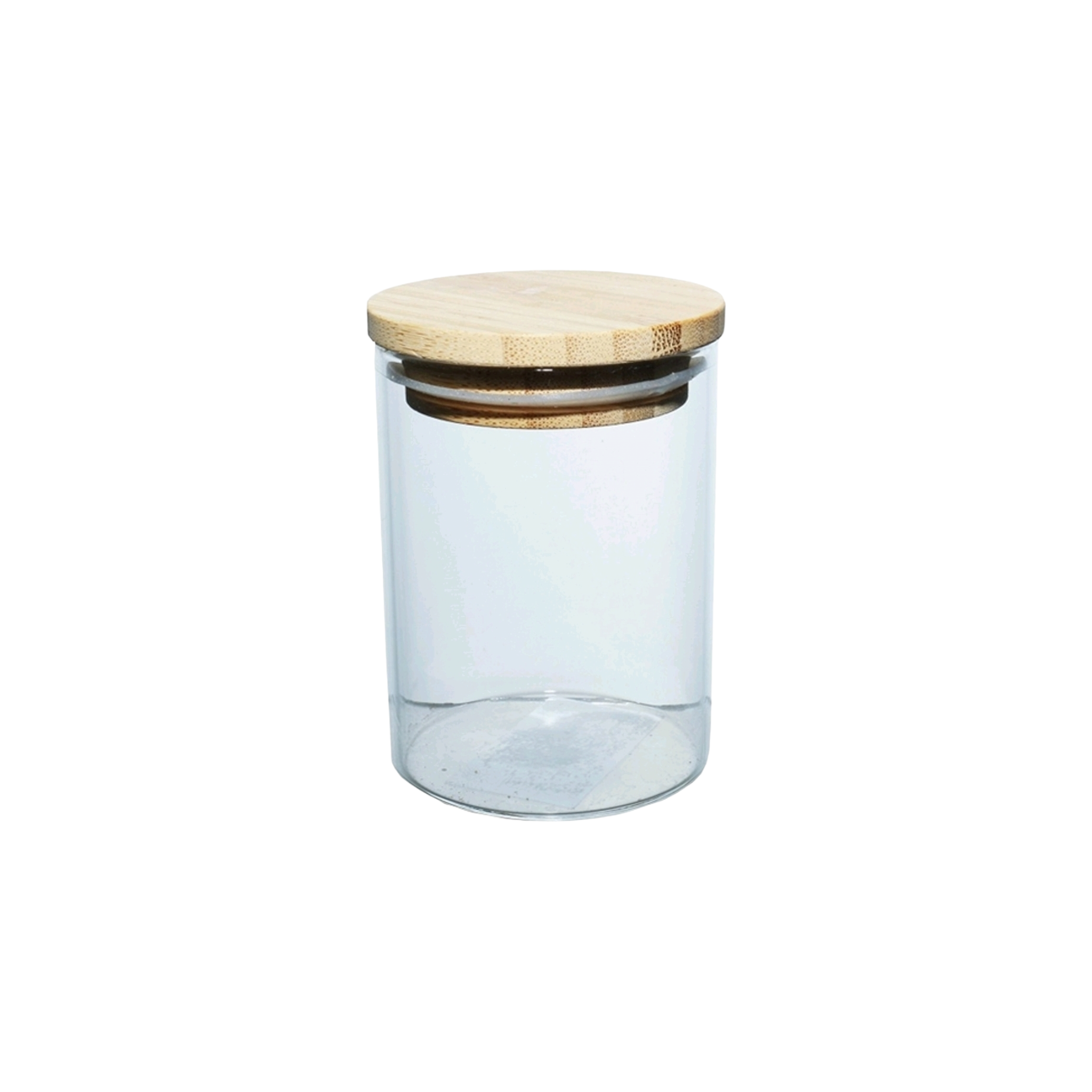 Glass Canister 160ml Spice Jar with Bamboo Lid 27294