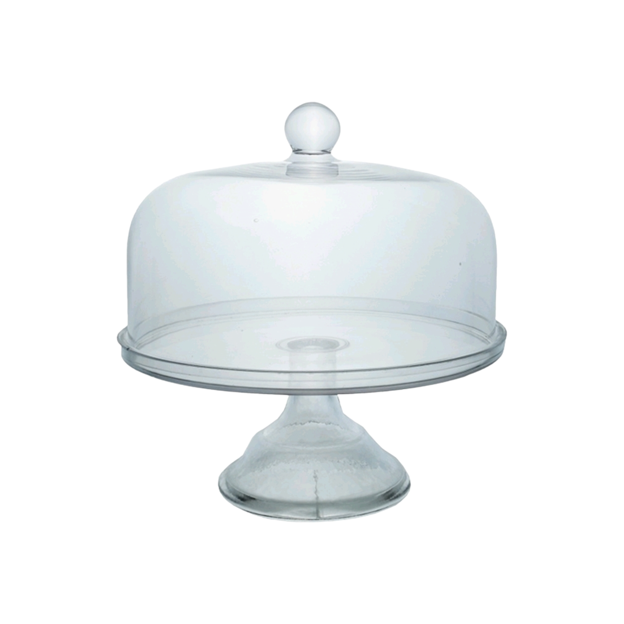 Pasabahce Glass Cake Dome Footed 26x26cm 34535