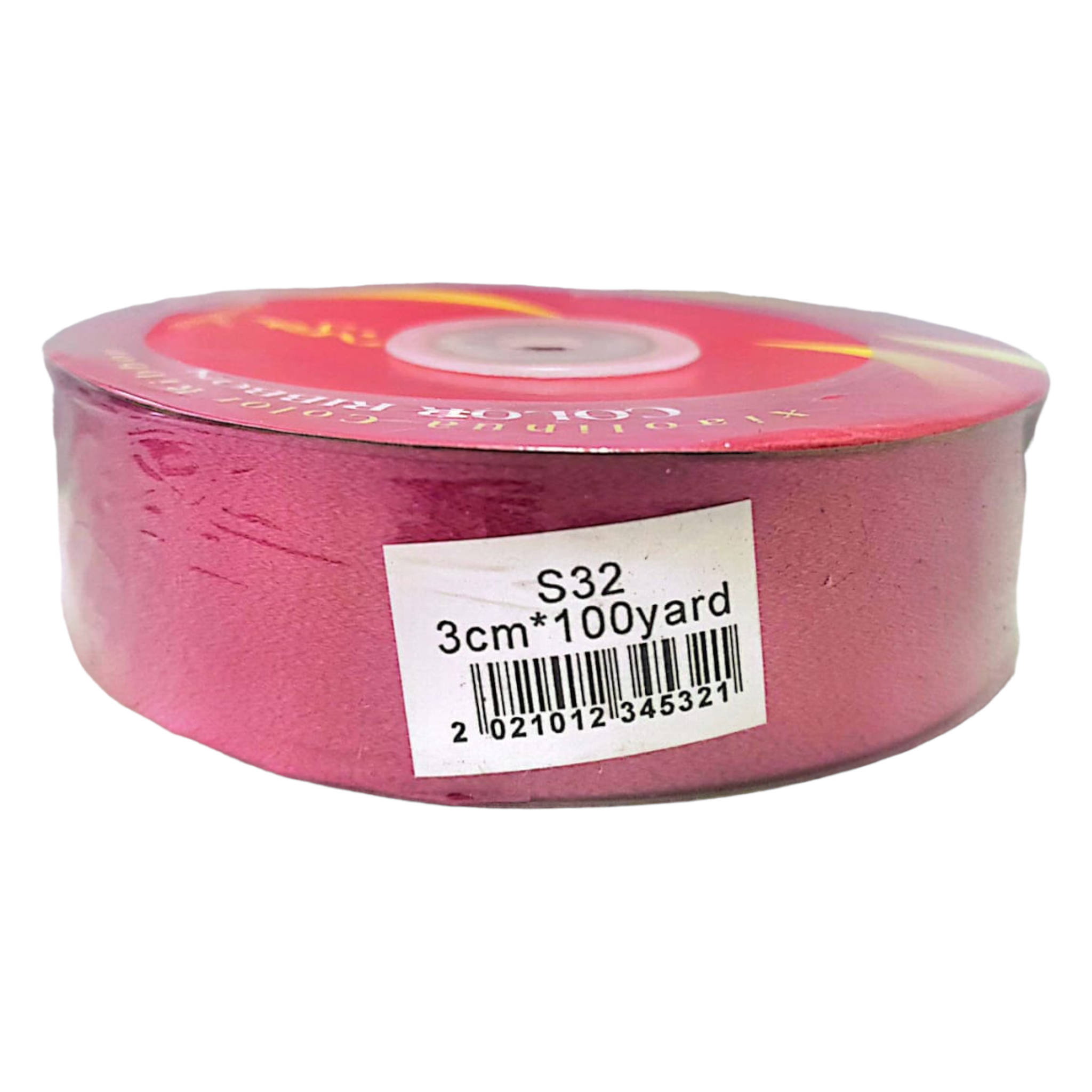 Satin Finish Color Poly Ribbon 3.2cmx100yard ±90m