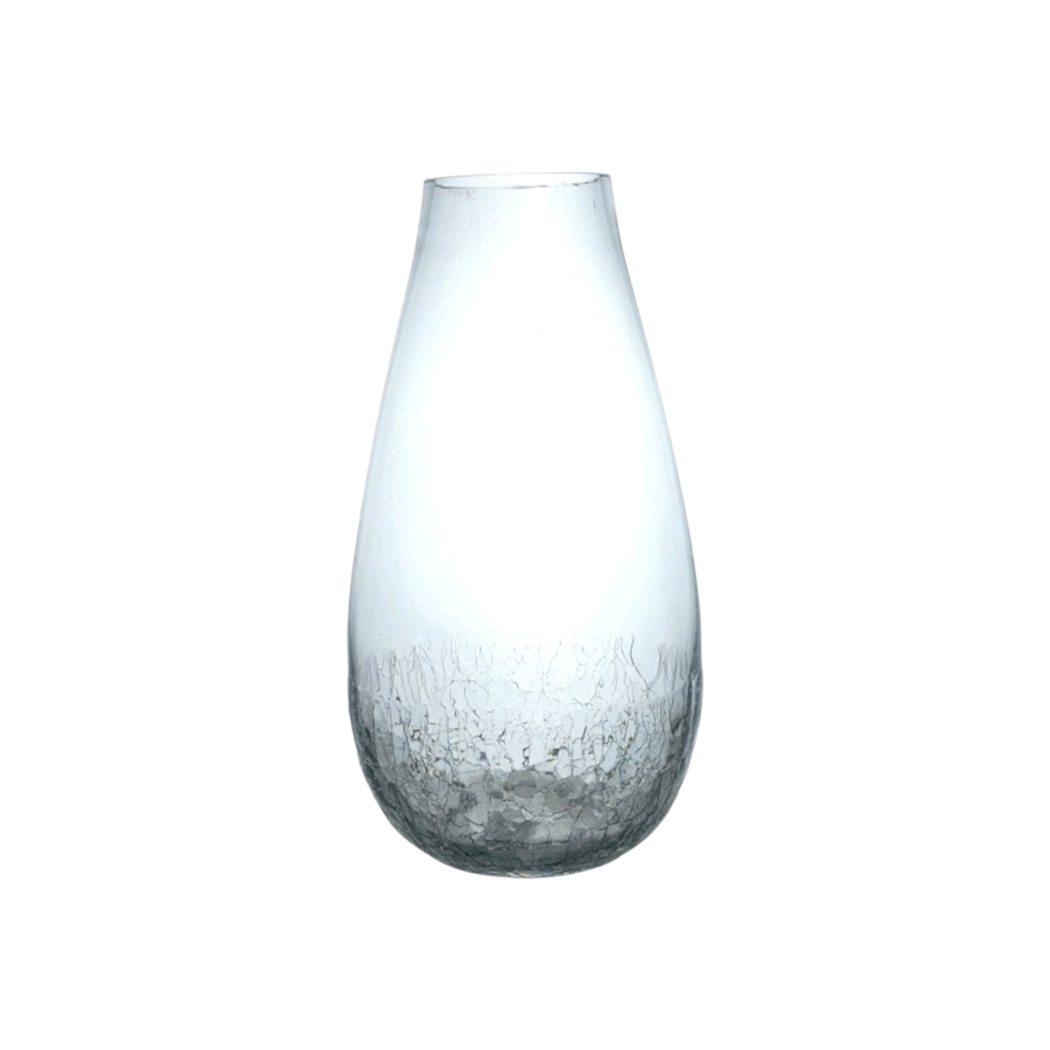 Glass Flower Vase Tear Drop 34927