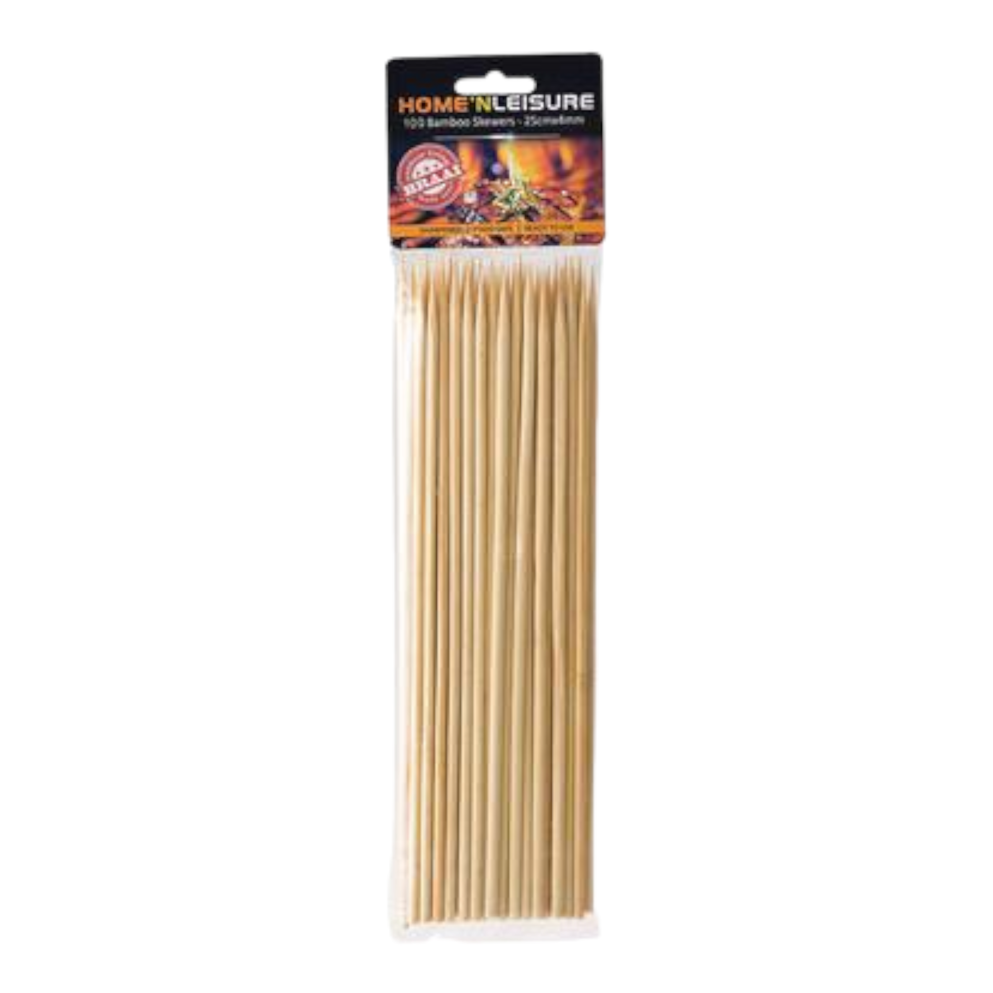 Bamboo Skewers 25cmx4mm 100pack