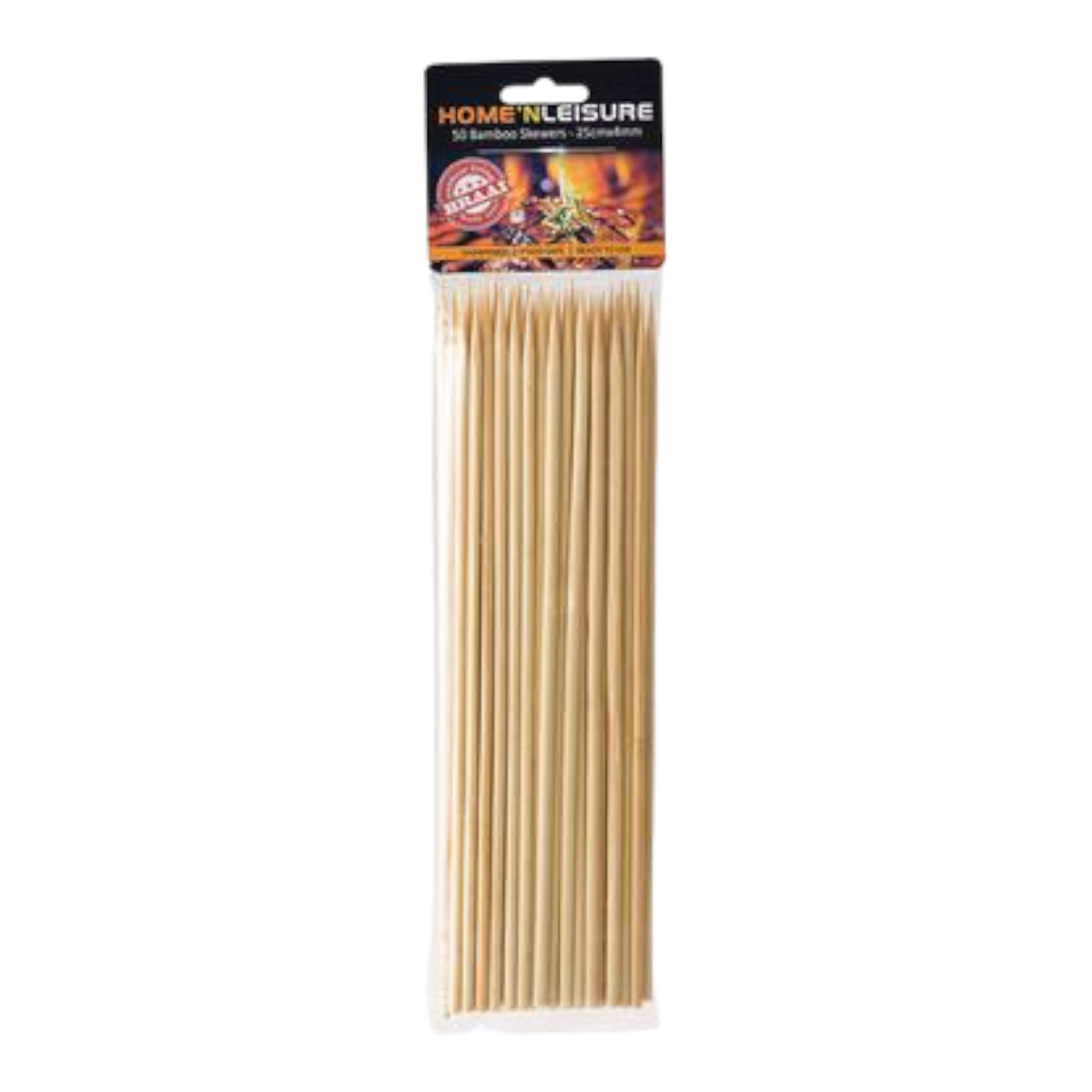 Bamboo Skewers 25cmx4mm 50pack