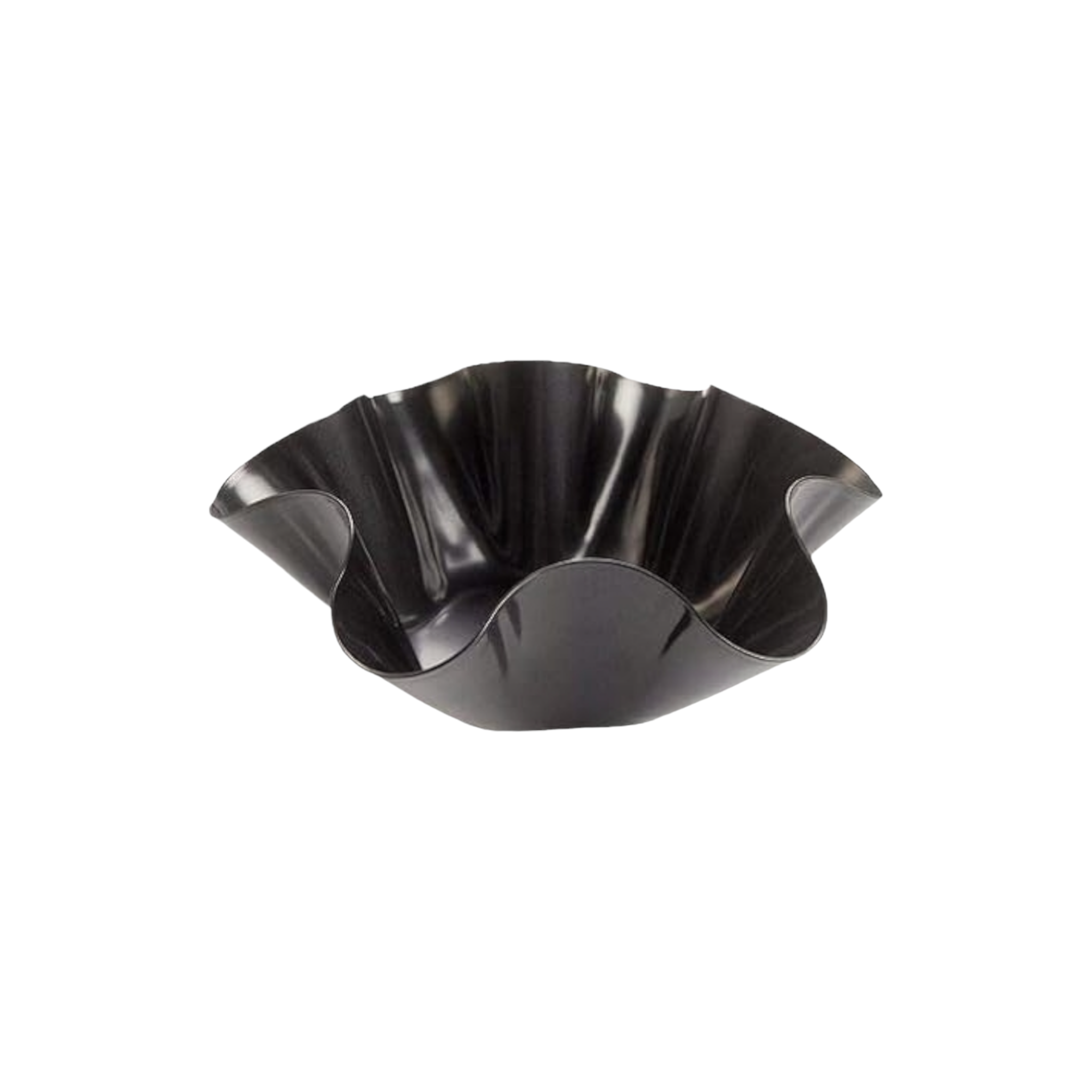 Carbon Steel Non-Stick Taco Salad Bowl 16.5cm Tortilla Shell Maker Black Baking Pan