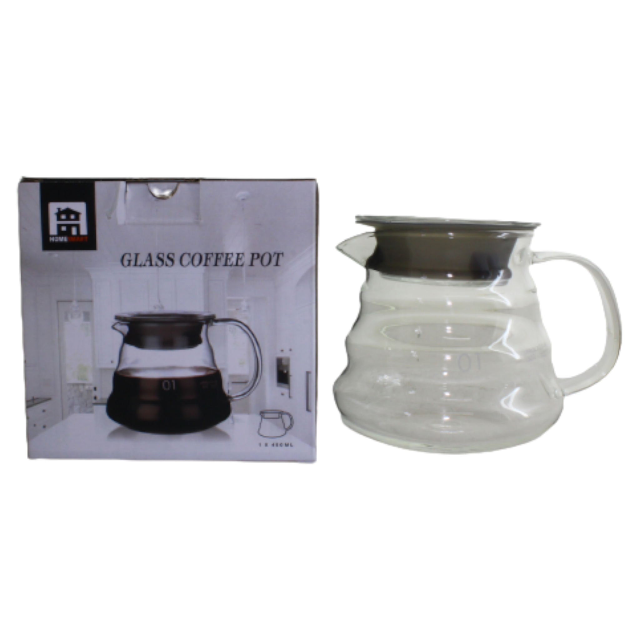 Borosilicate Coffee Teapot 450ml GL2923