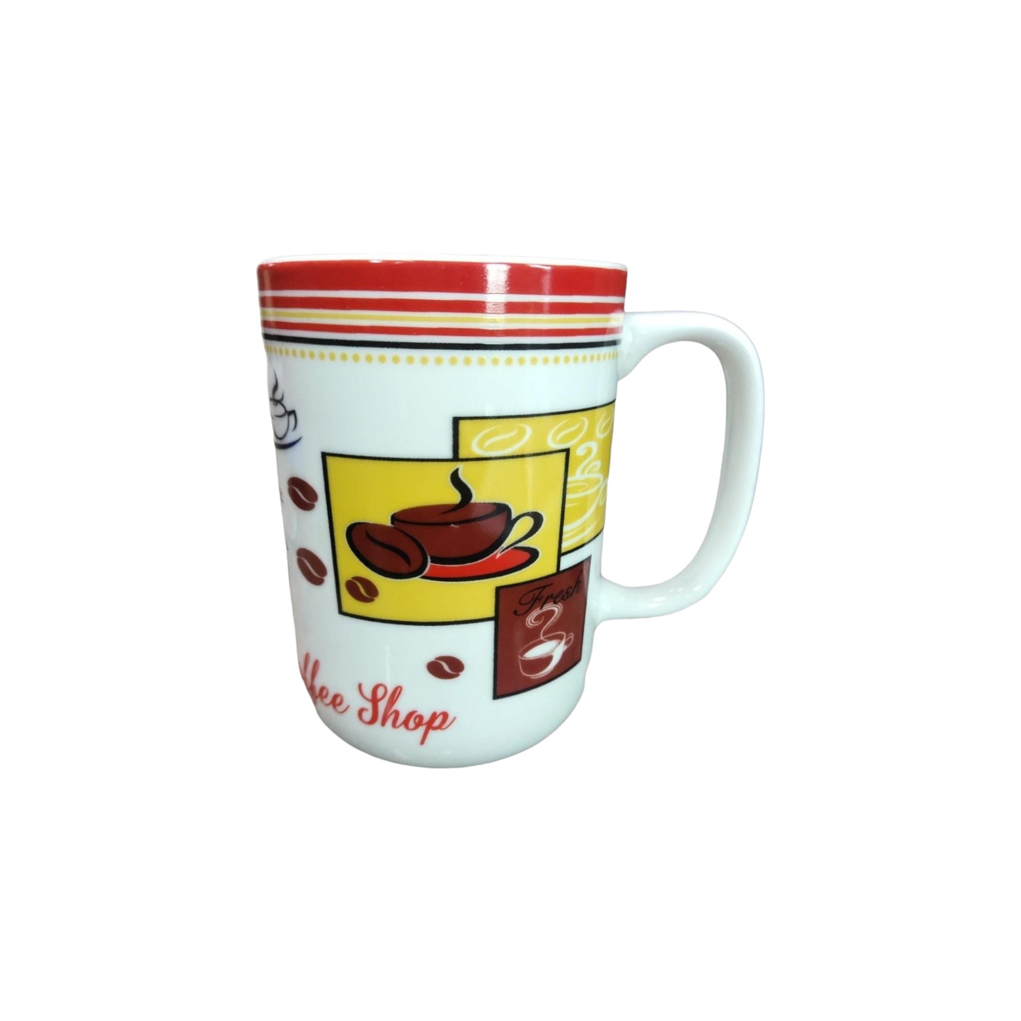 Ceramic Coffee Mug Coffee Shop Print