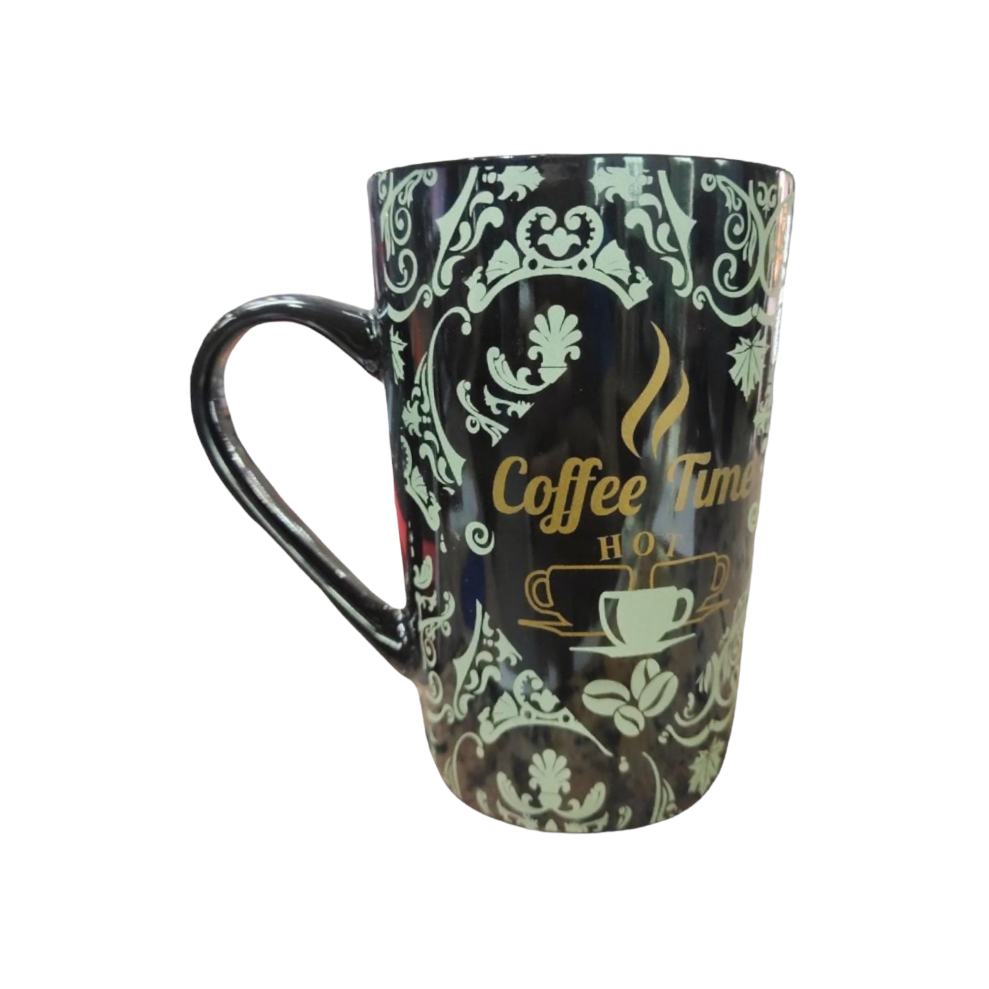 Ceramic Coffee Mug Flower Print