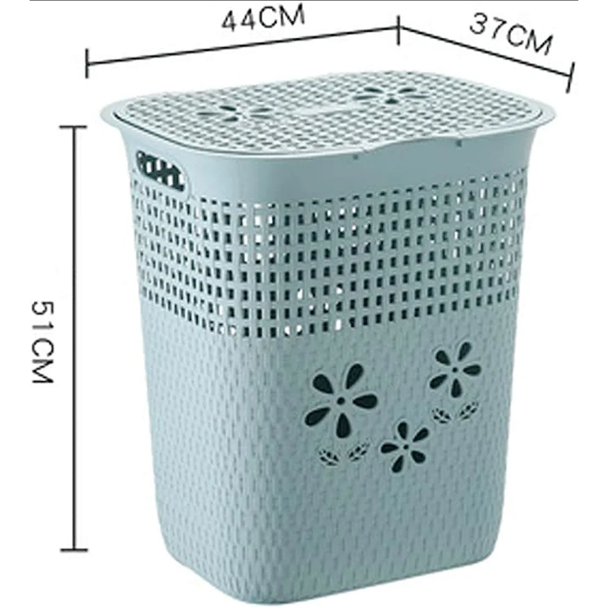 Laundry Basket Daisy 55L with Lid 431