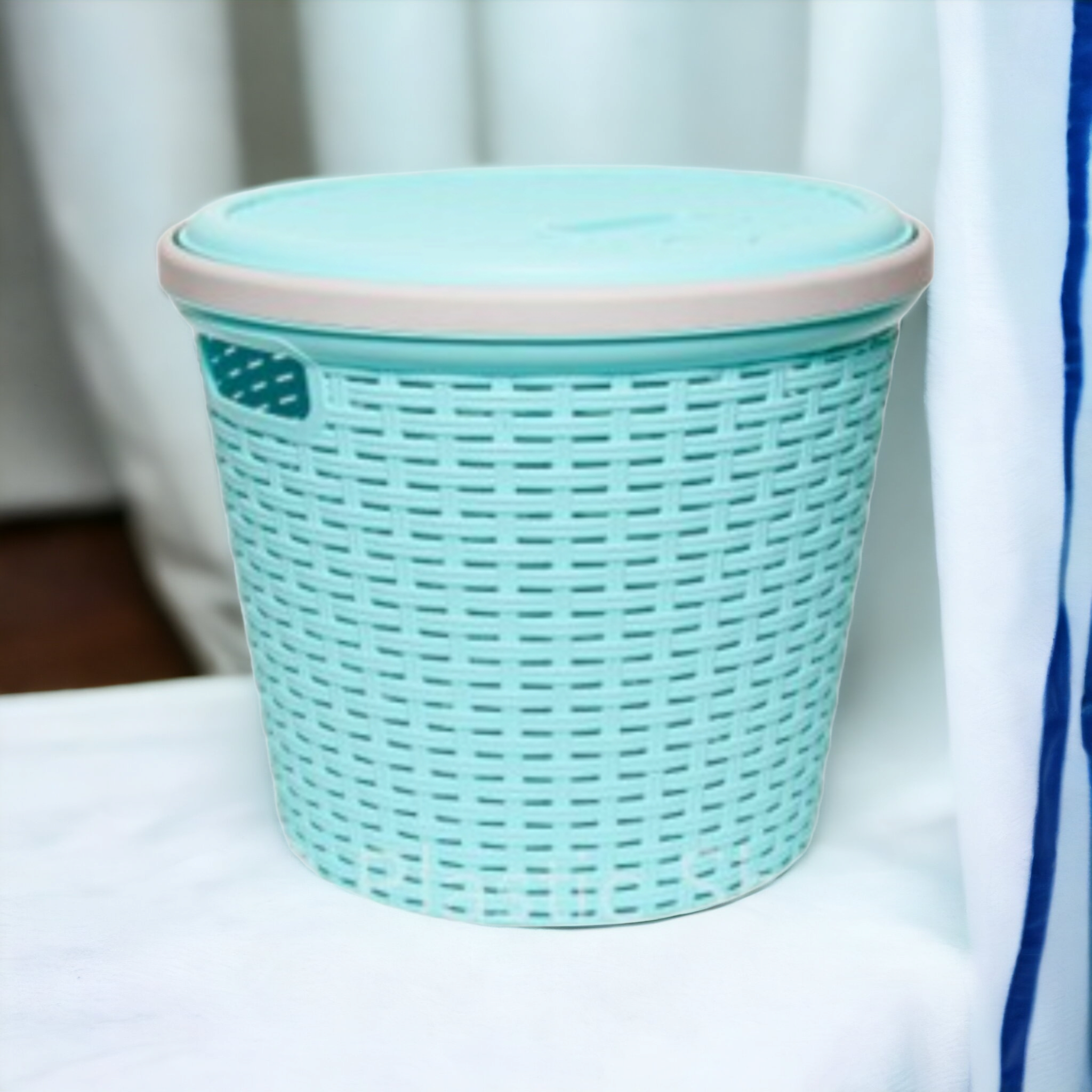 Laundry Basket 27cm Hollow Round 428