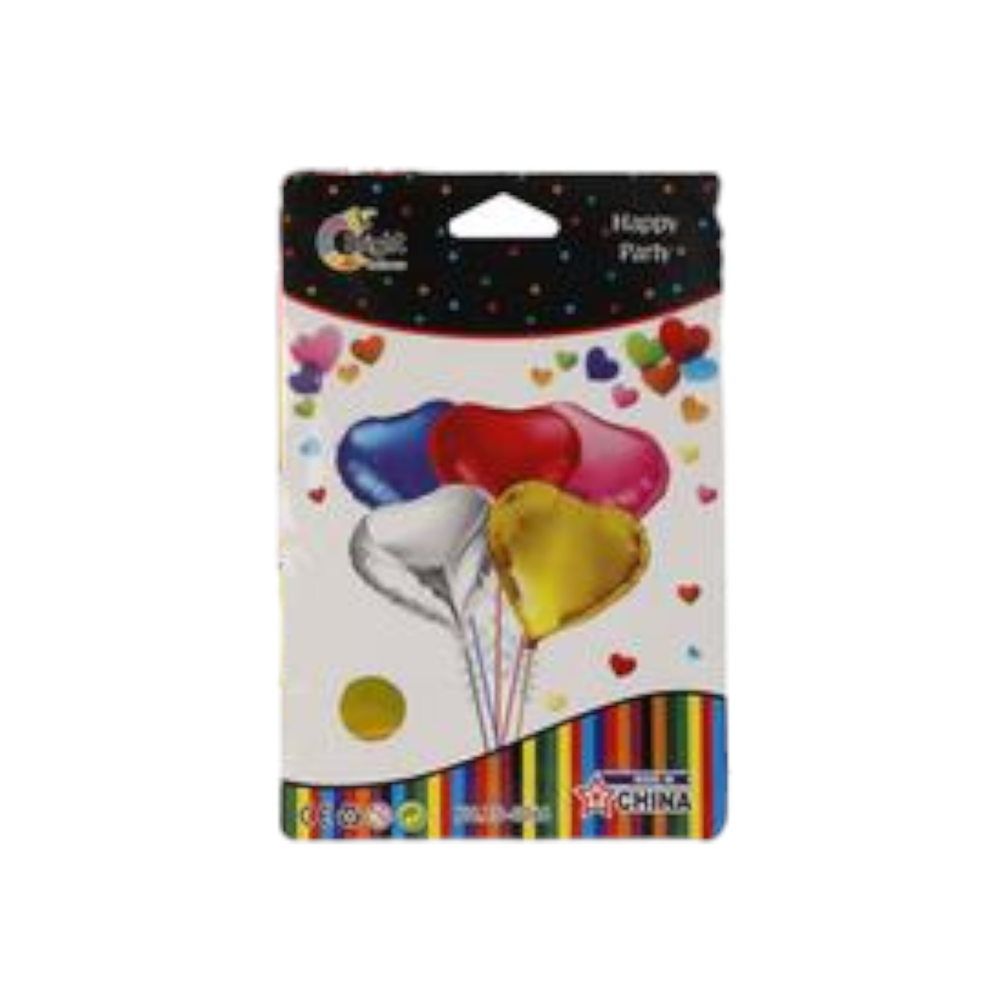 Helium Foil Balloon Heart Shaped 1-piece