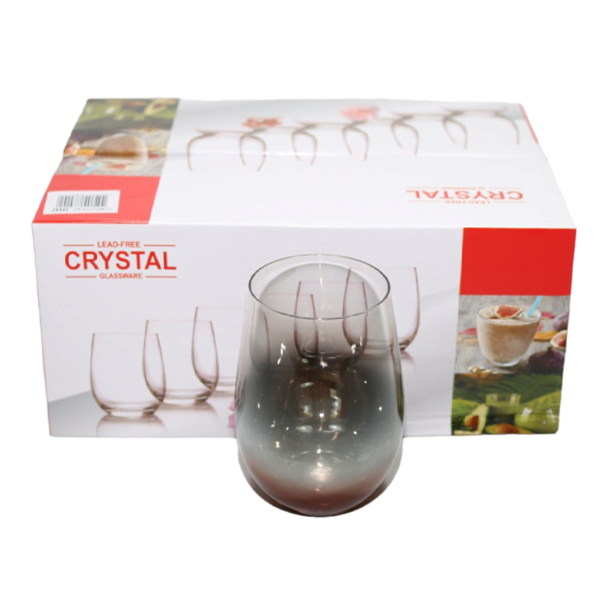 Crysta Glass Tumbler Whisky  Copper and Gold Tint 28642