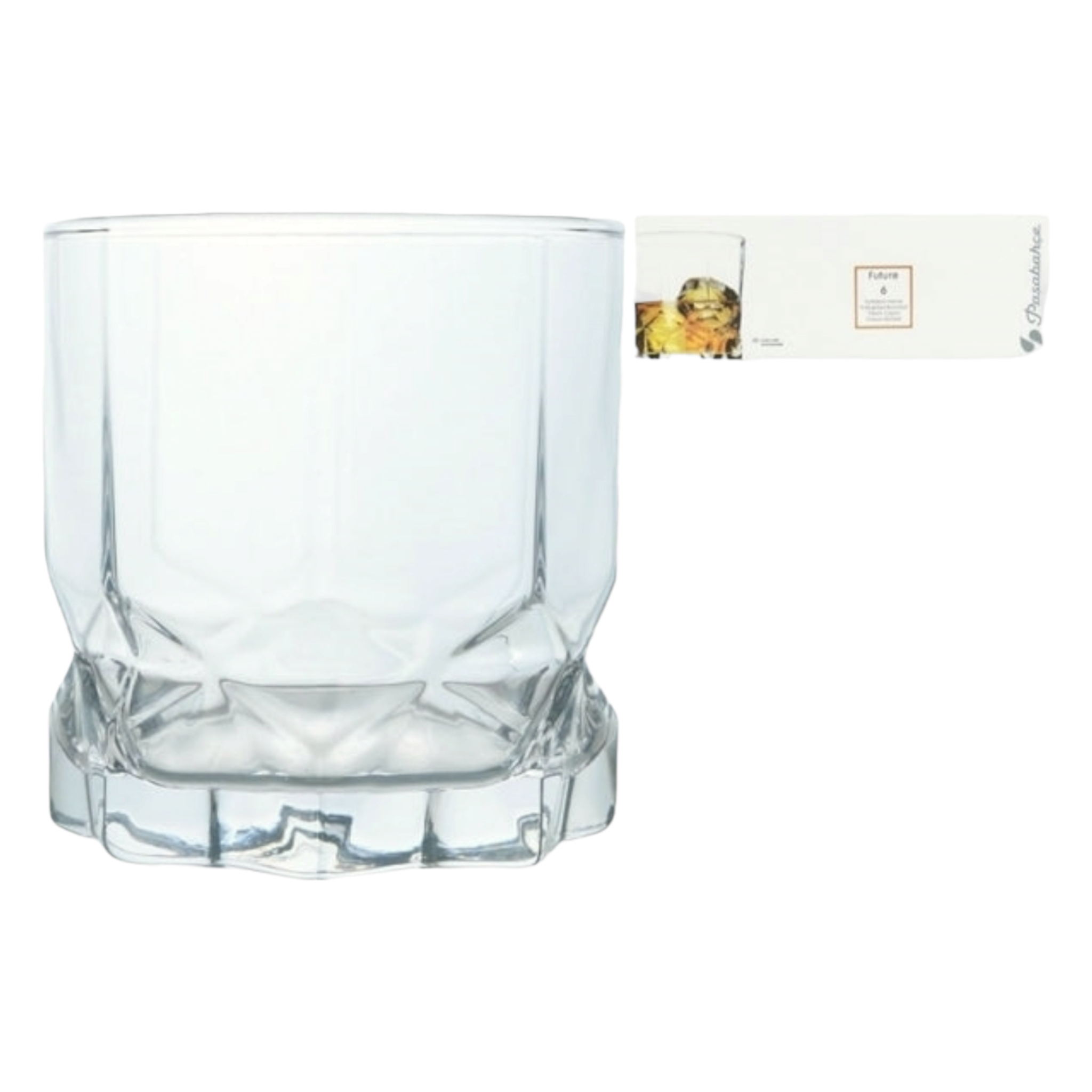 Pasabahce Glass Tumbler 325ml Future Whisky 6pack 23339