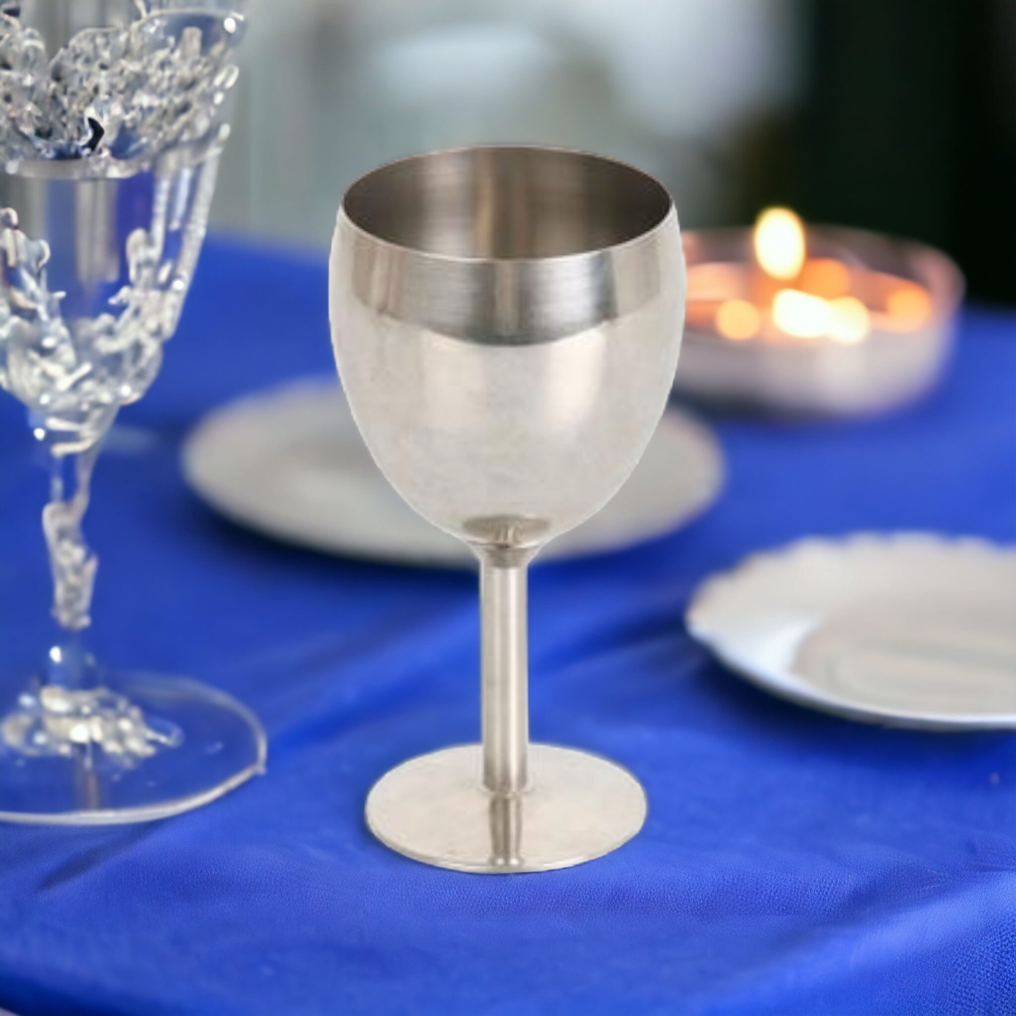 Goblet Tumbler 240ml Stainless Steel