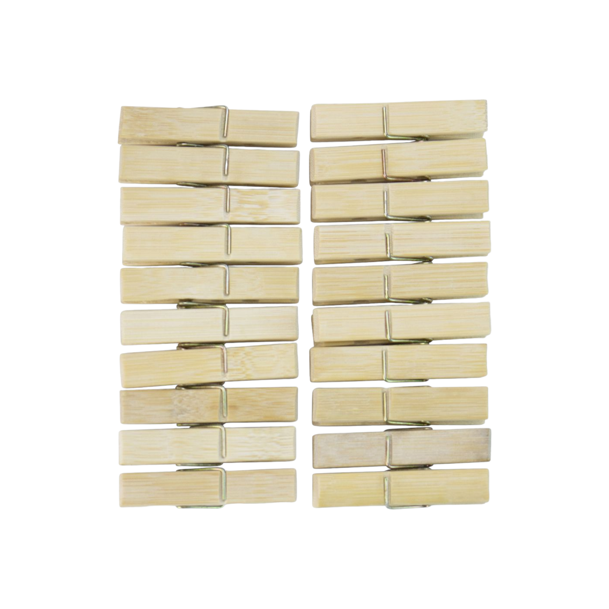 Wooden Bamboo Clothing Washing Pegs 6cm 20pack