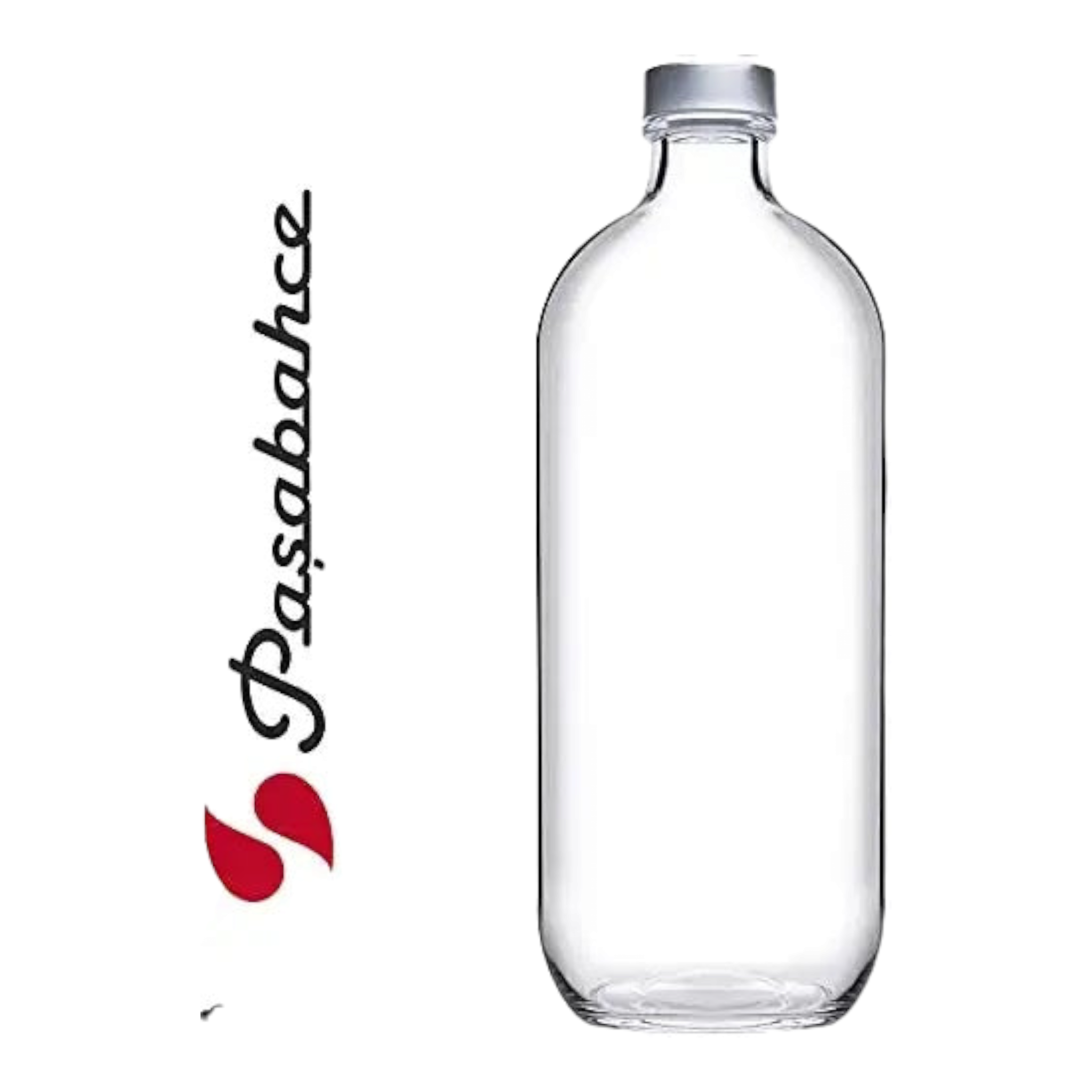 Pasabahce Iconic 1L Glass Fridge Bottle 1L 24211