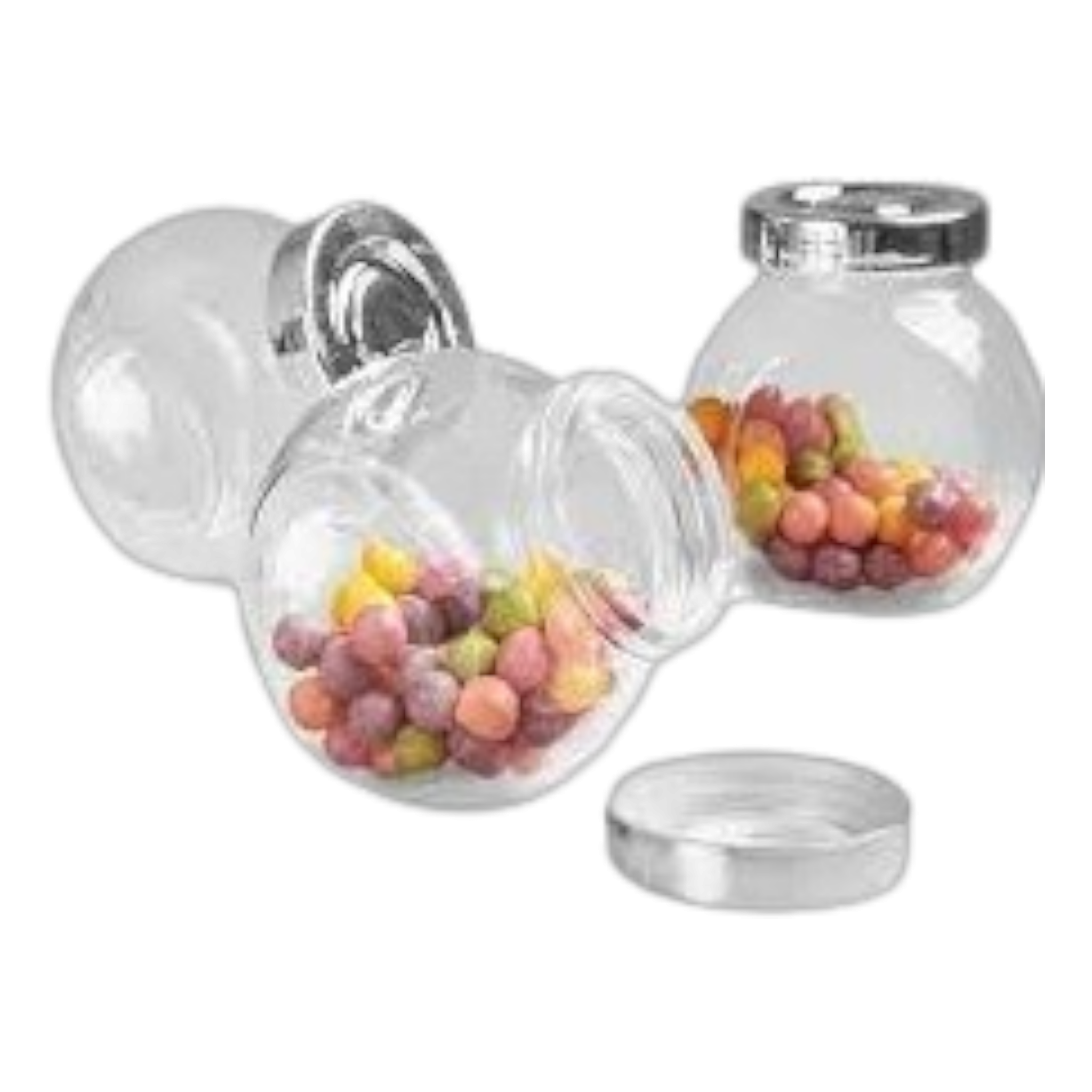 Glass Spice Jar 200ml Bottle with Lid 5x7.5cm ZLF-2023-066