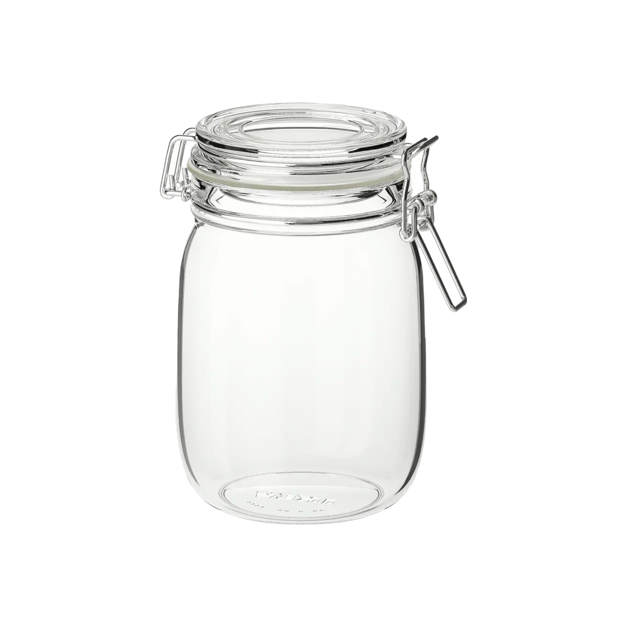 Airtight Glass Preserve Jar Container with Clip Clamp Lid