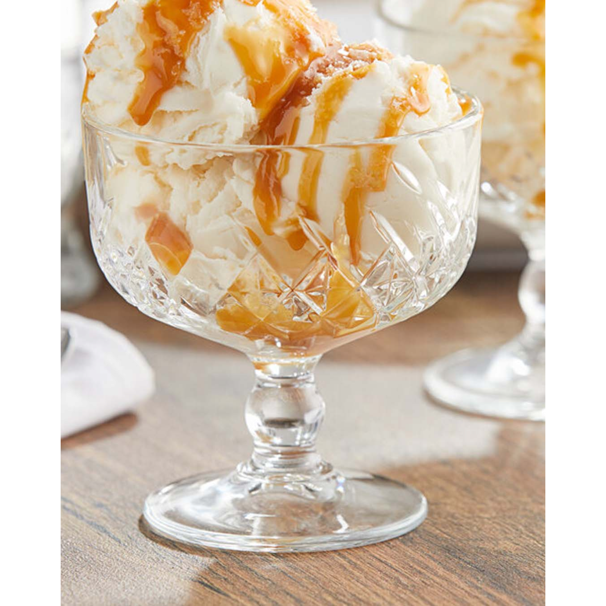Pasabahce Timeless Glass Glass Ice Cream Dessert Bowl Cup 280ml 2pc 23907