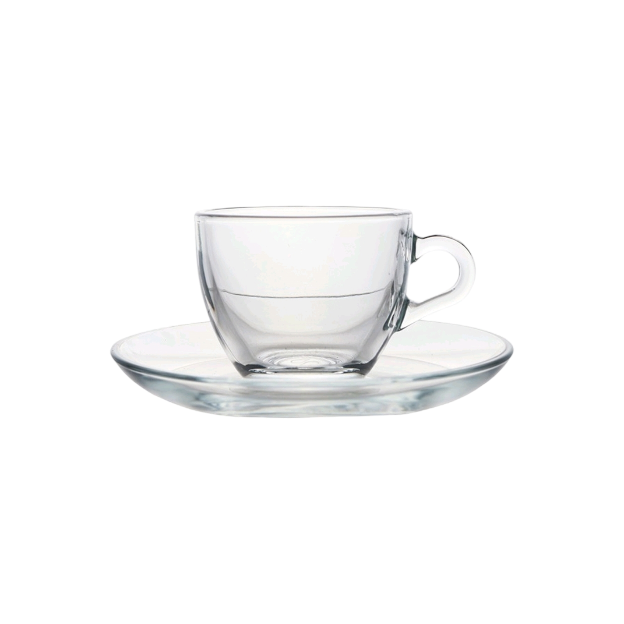 Pasabahce Espresso Cup and Saucer 85ml 6pc 23623