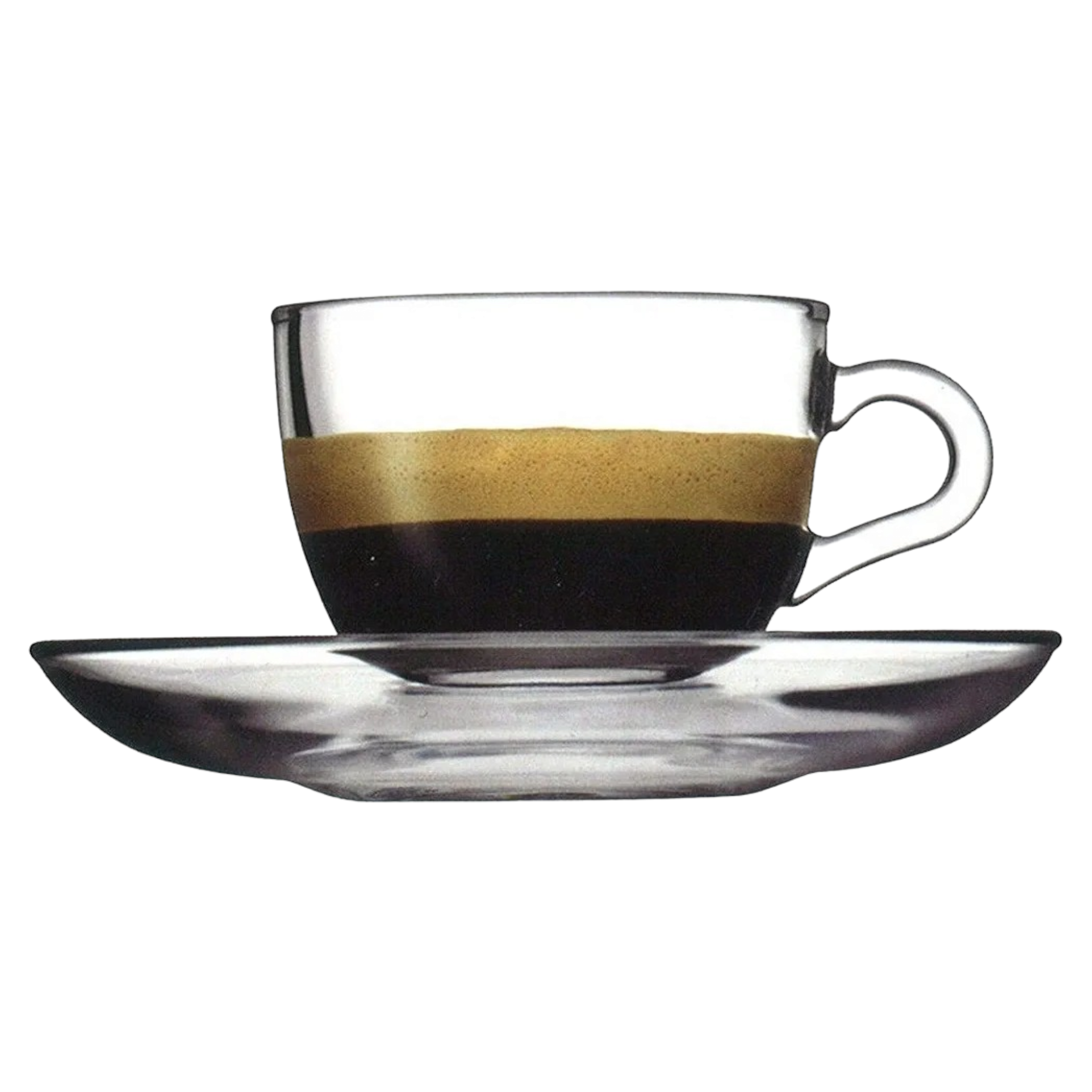 Pasabahce Espresso Cup and Saucer 85ml 6pc 23623