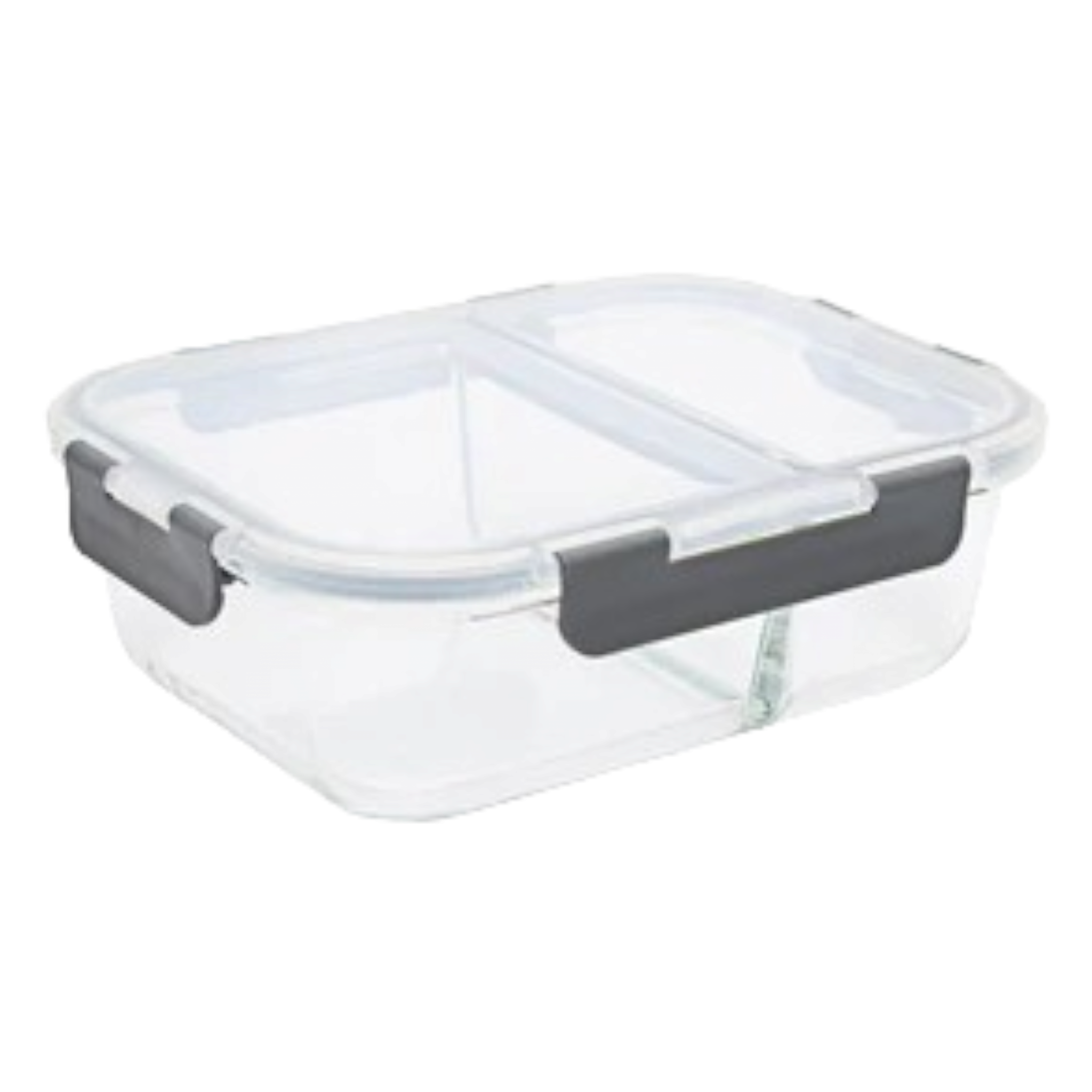 Consol Madrid 2 Division Storage Container with Clip on Lid 1.36L 17173