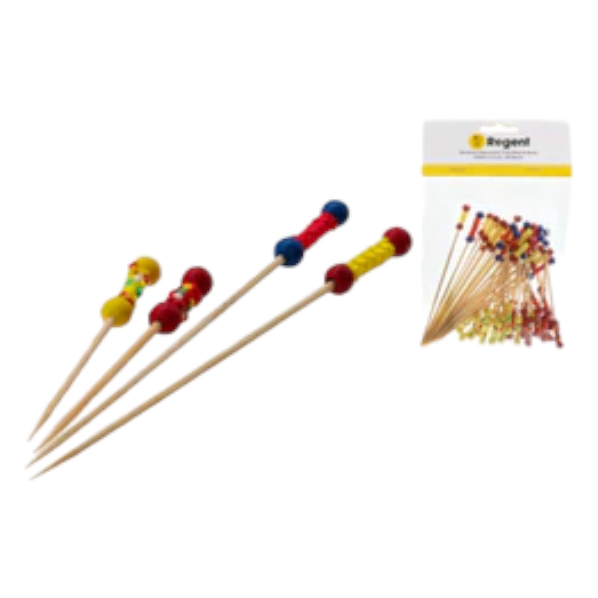 Regent Bamboo Disposable Bead and Braid Picks Mix Colour 48pack 35148