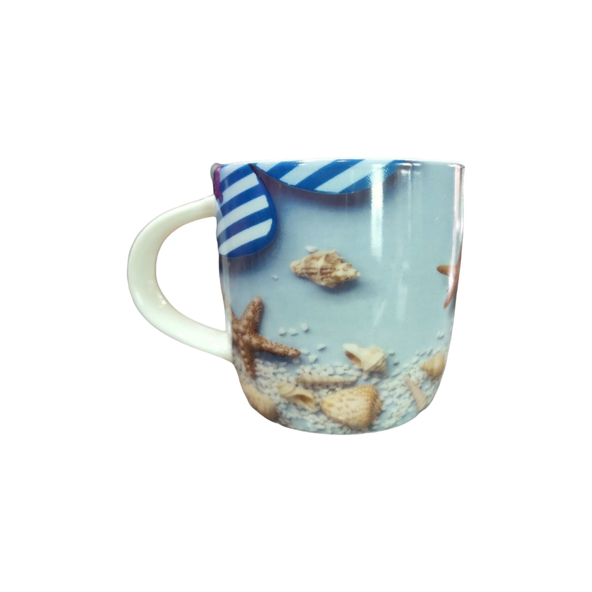 Ceramic Coffee Mug 375ml Ocean Print