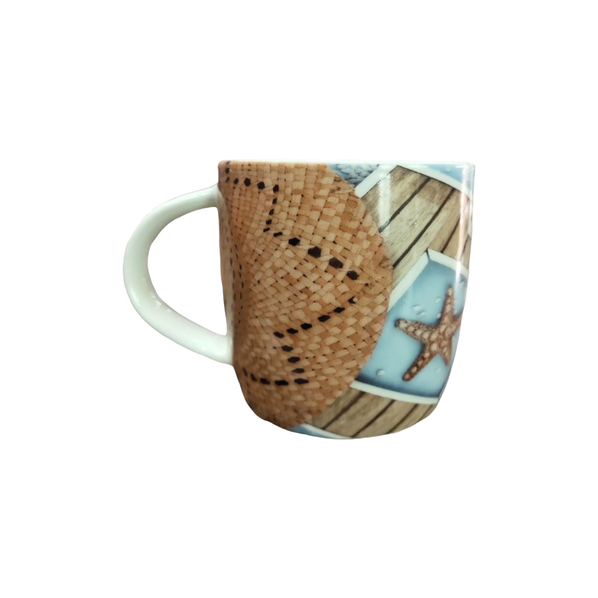 Ceramic Coffee Mug 375ml Ocean Print