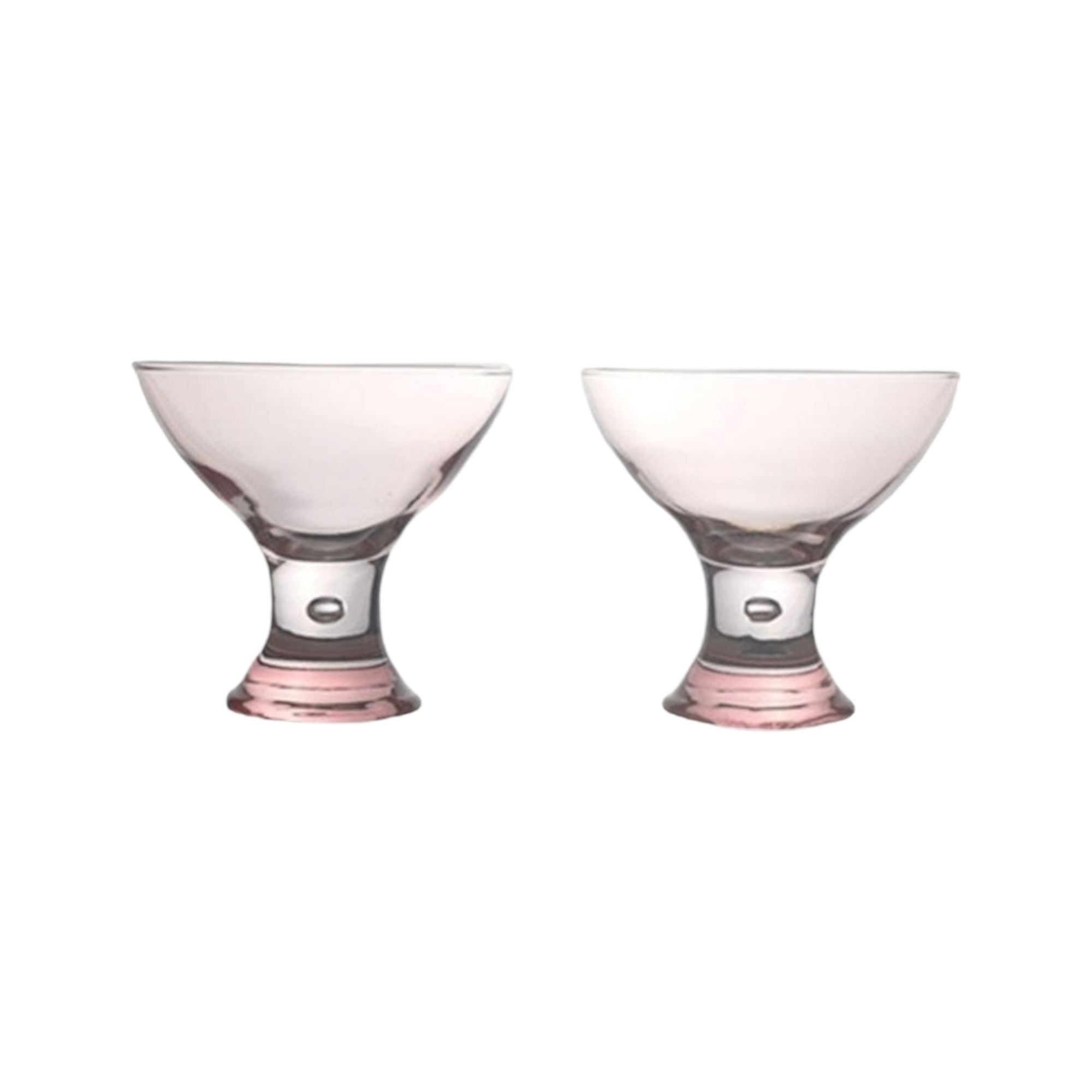 Pasabahce Iceville Ice Cream Dessert Bowl Pink 2pc 4000