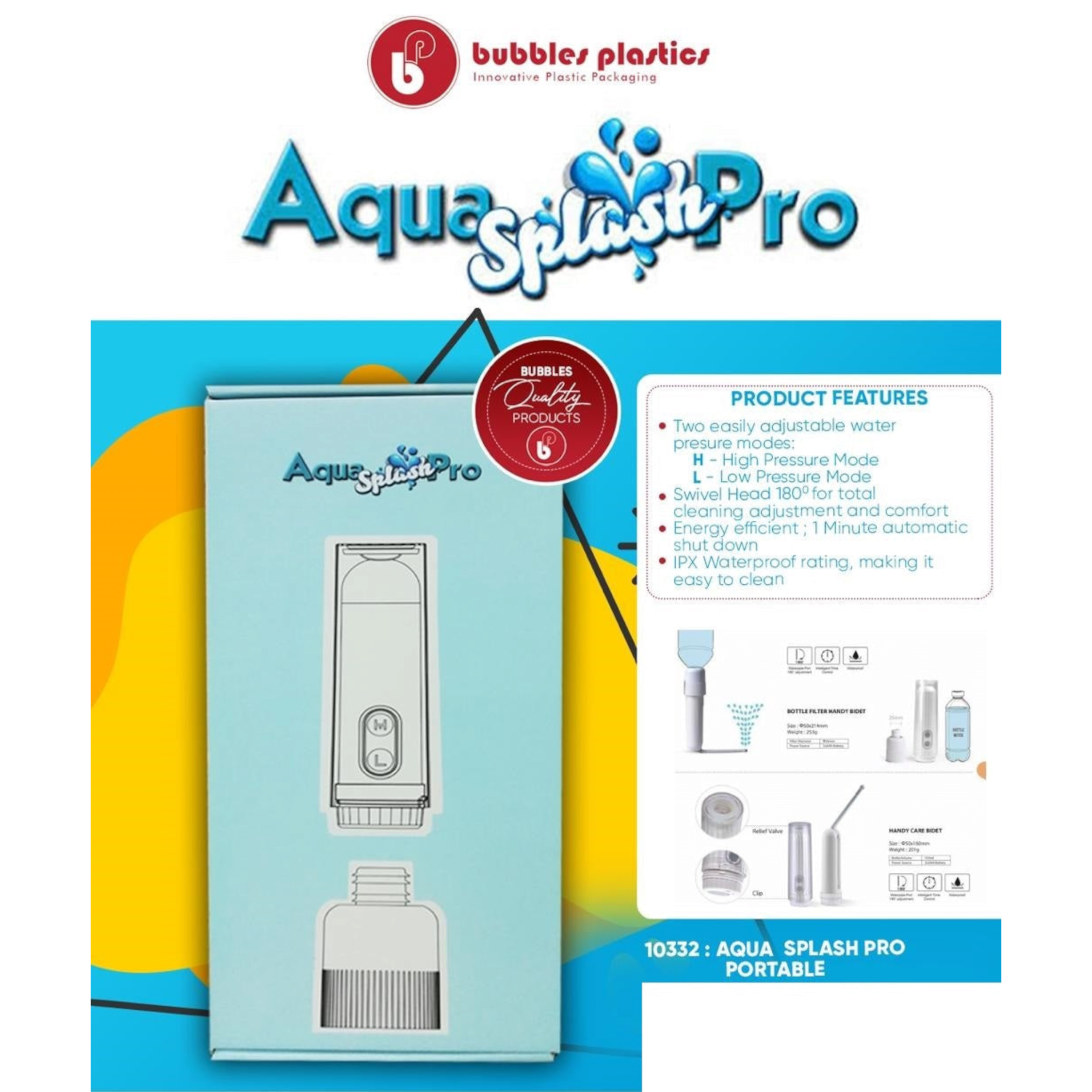 Aqua Splash Pro Portable Bidet
