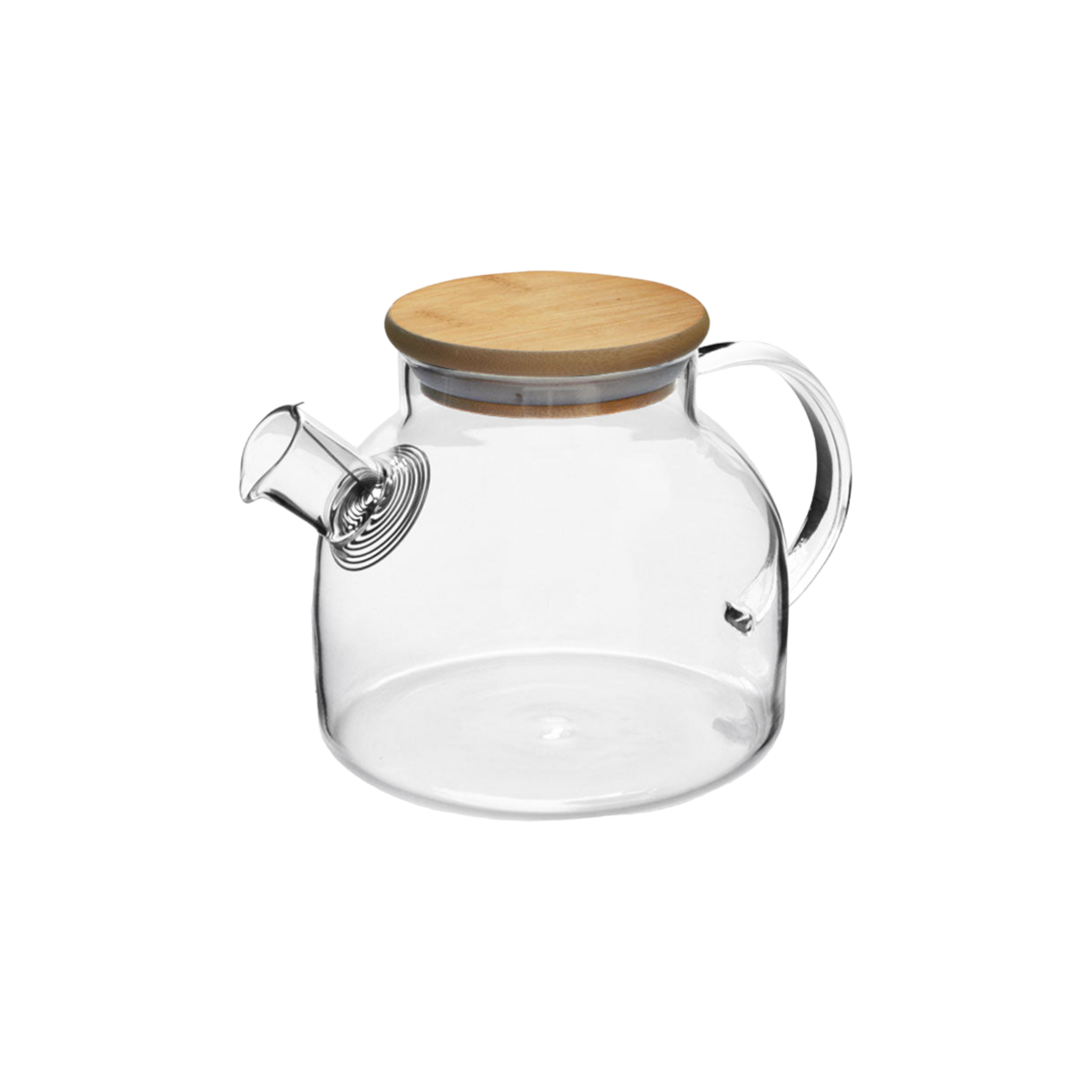 Eetrite Glass Tea Pot Infuser with Bamboo Lid 600ml